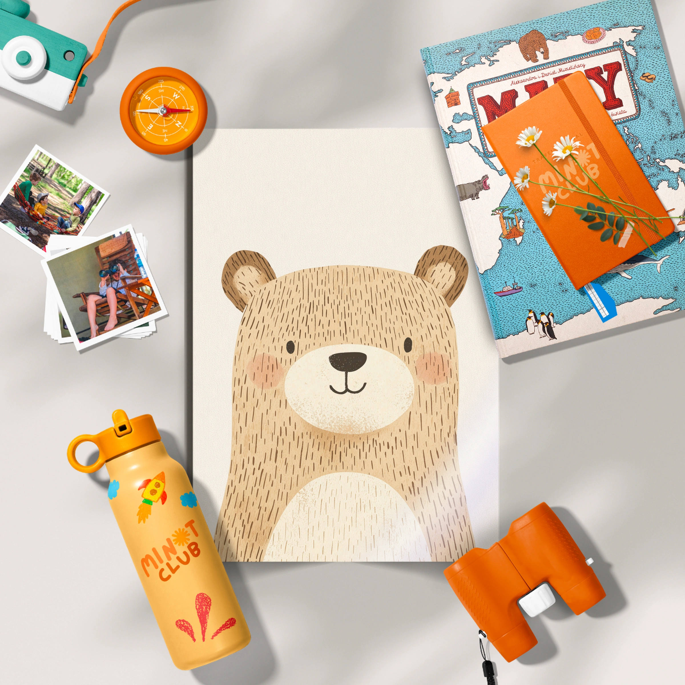 Cuddly Bear Nursery Print
