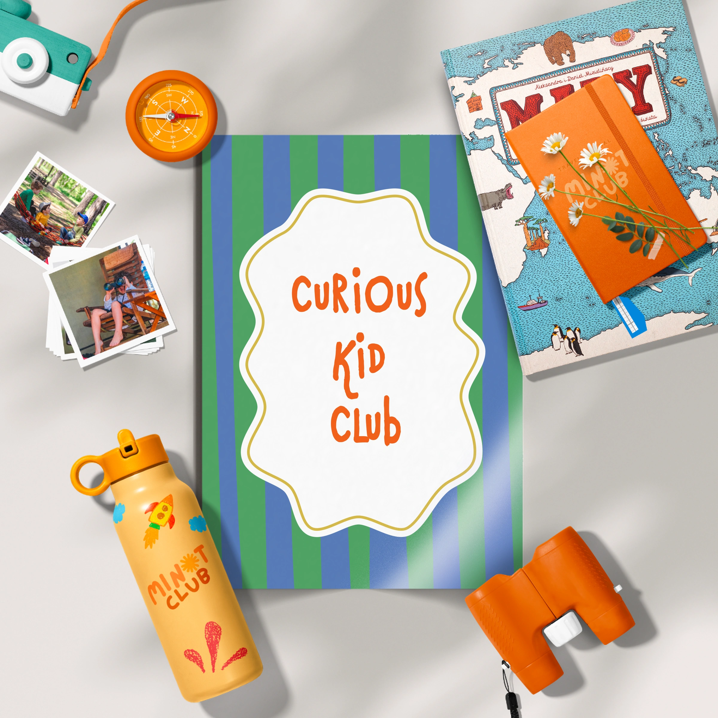 Curious Kid Club Nursery Print