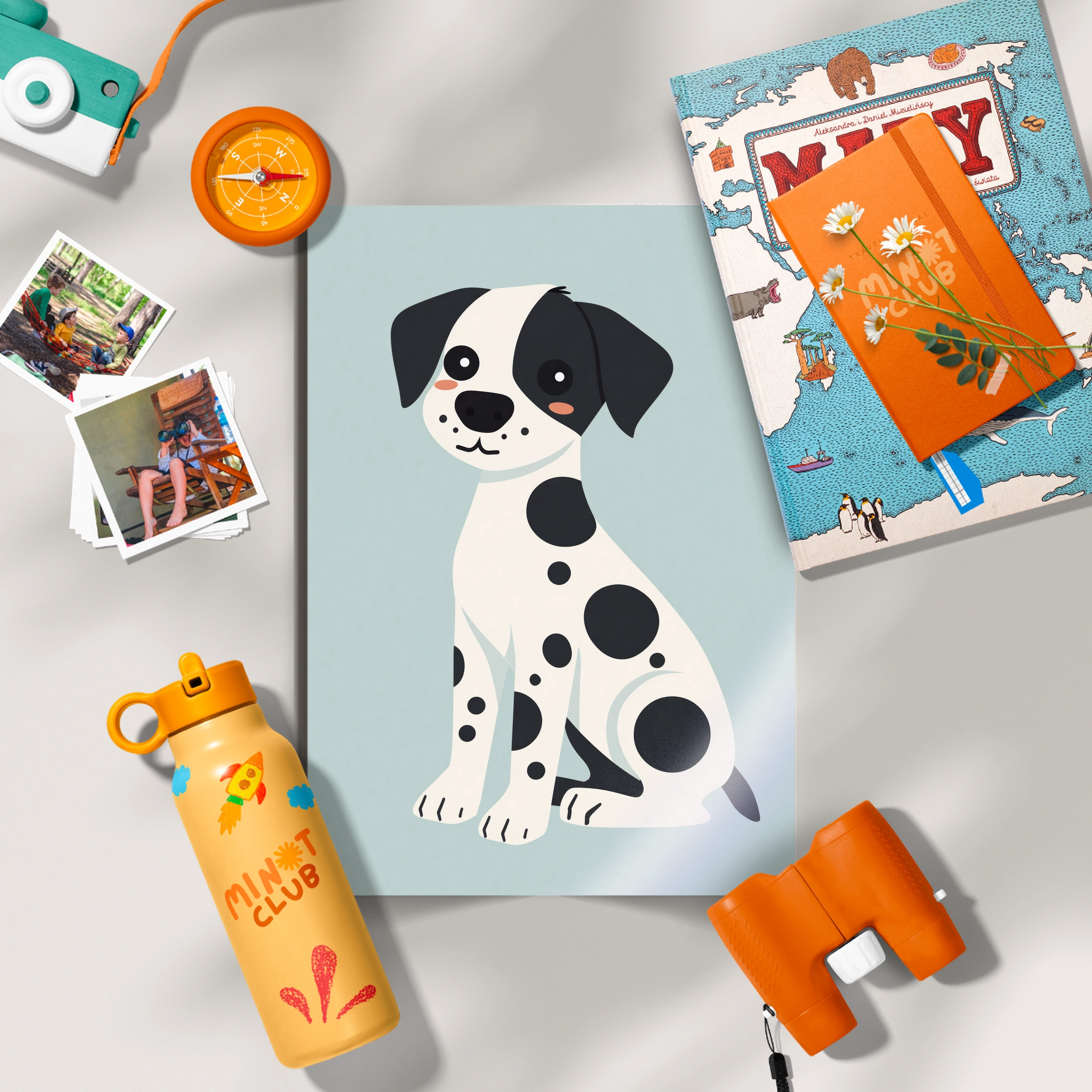 Dalmatian Dog Nursery Print