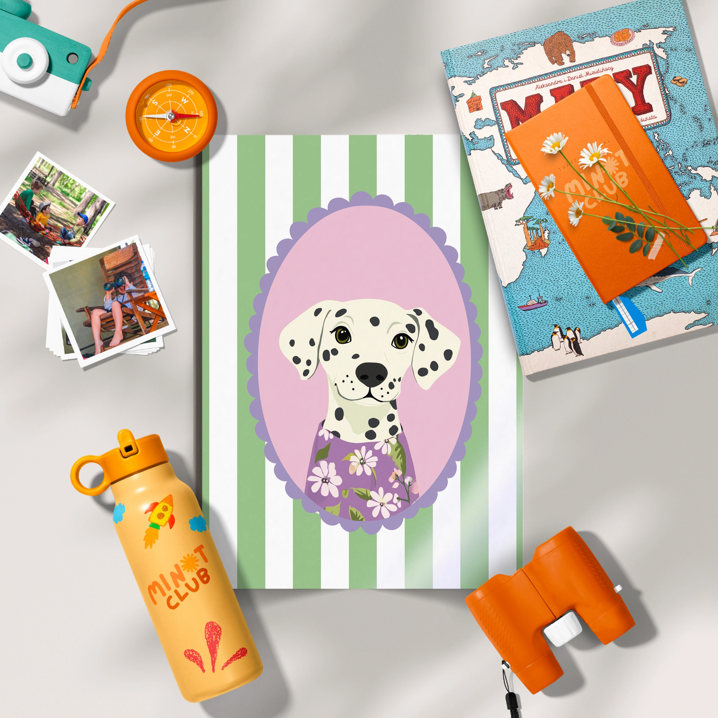 Dalmatian in a Dress Nursery Print