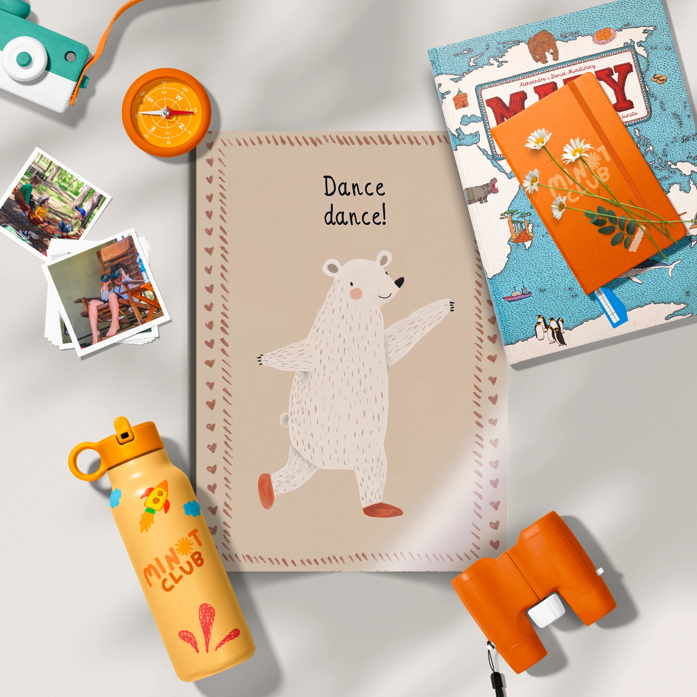 Dance Dance Bear Nursery Print