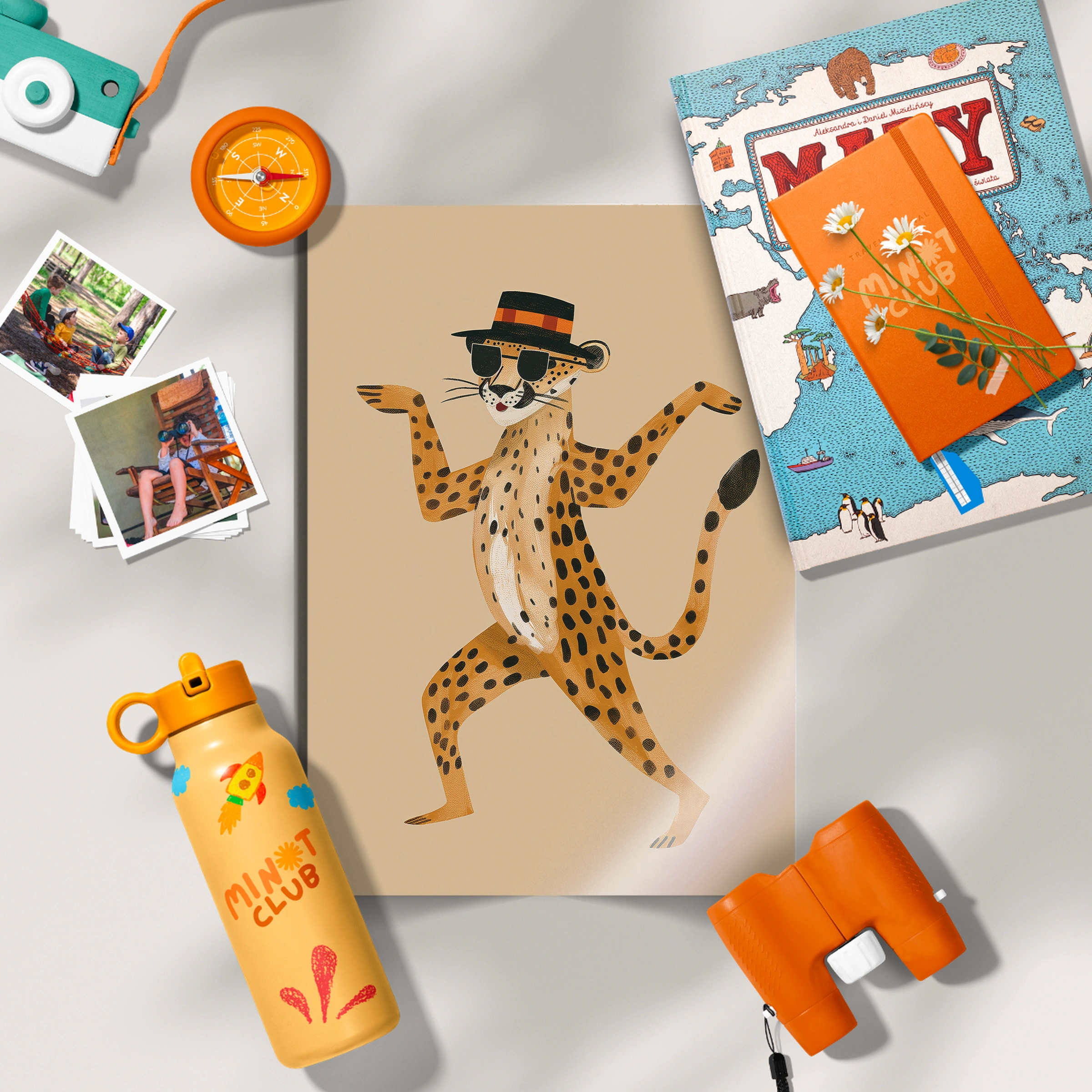 Dapper Cheetah Nursery Print