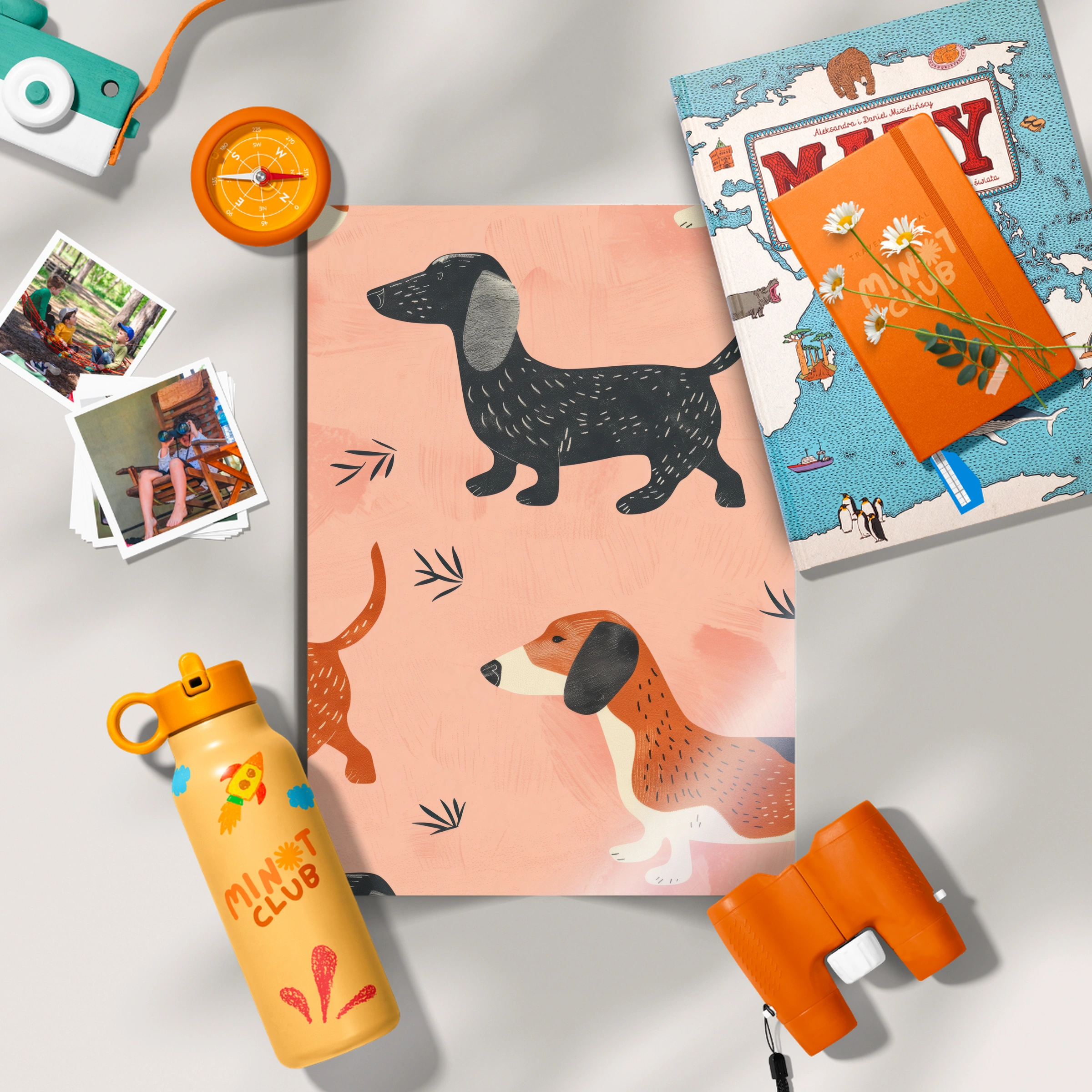 Dogs Pattern Nursery Print