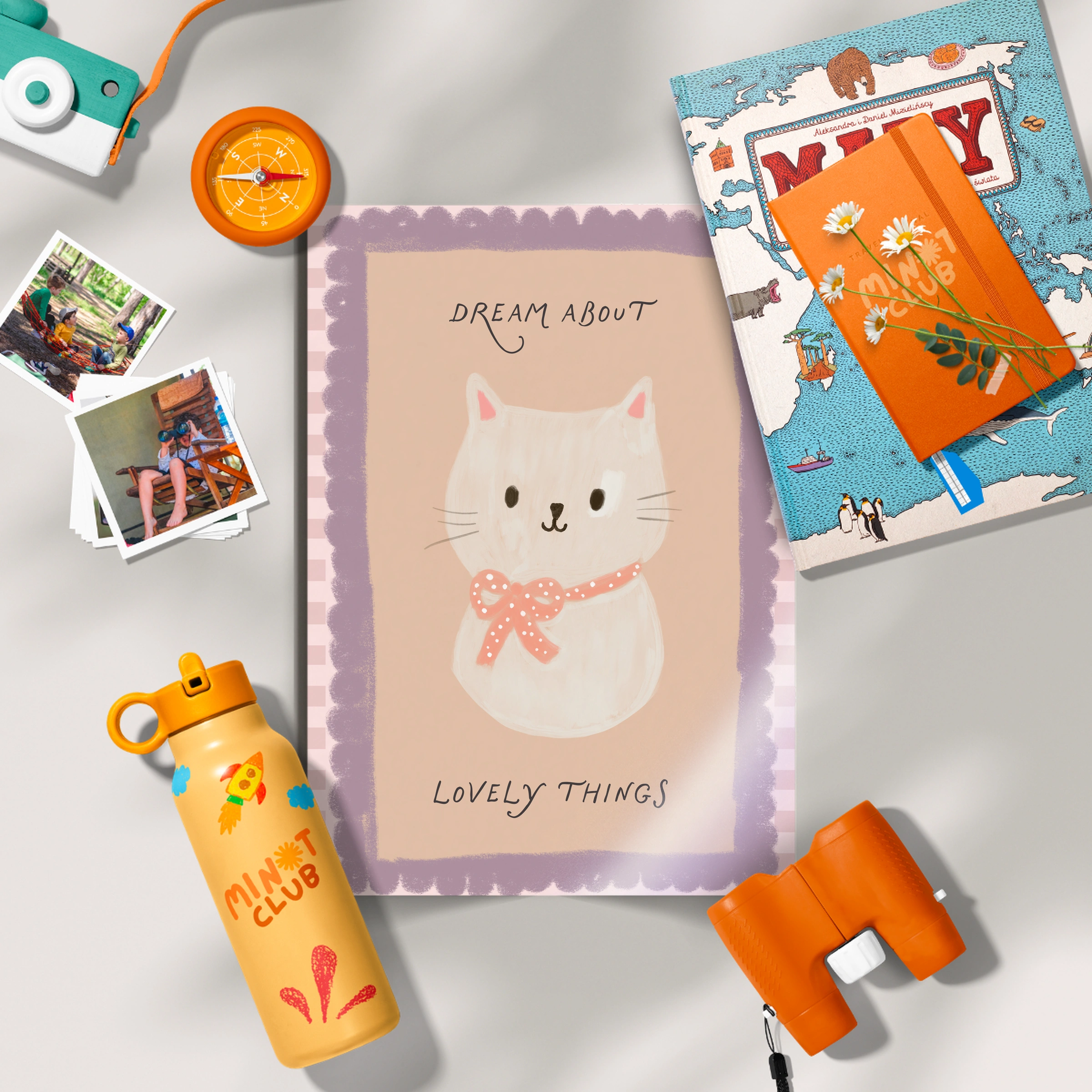Dream About Lovely Things Bunny Nursery Print