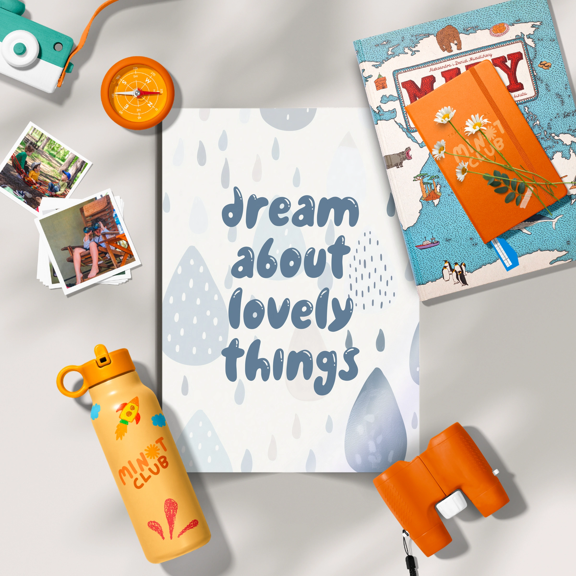 Dream About Lovely Things Nursery Print