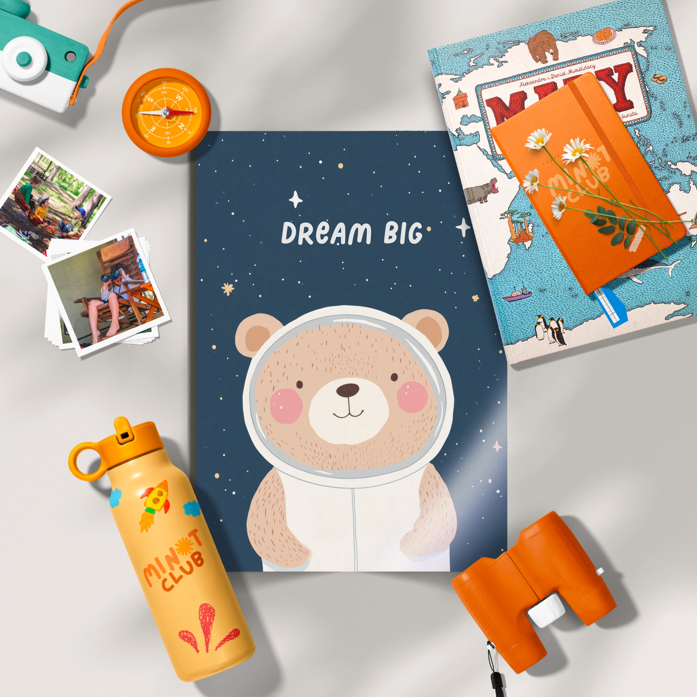 Dream Big Bear Nursery Print