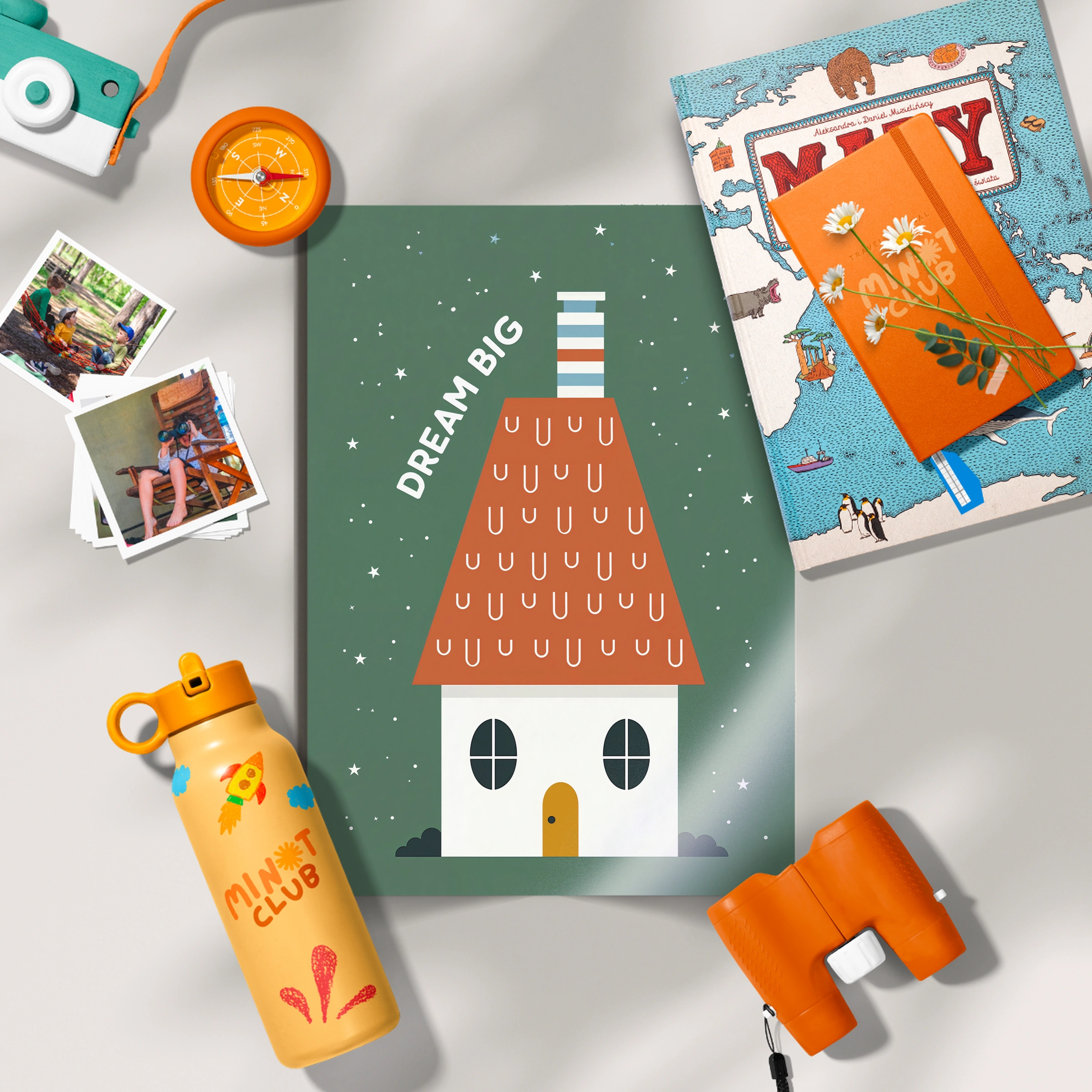 Dream Big House Nursery Print