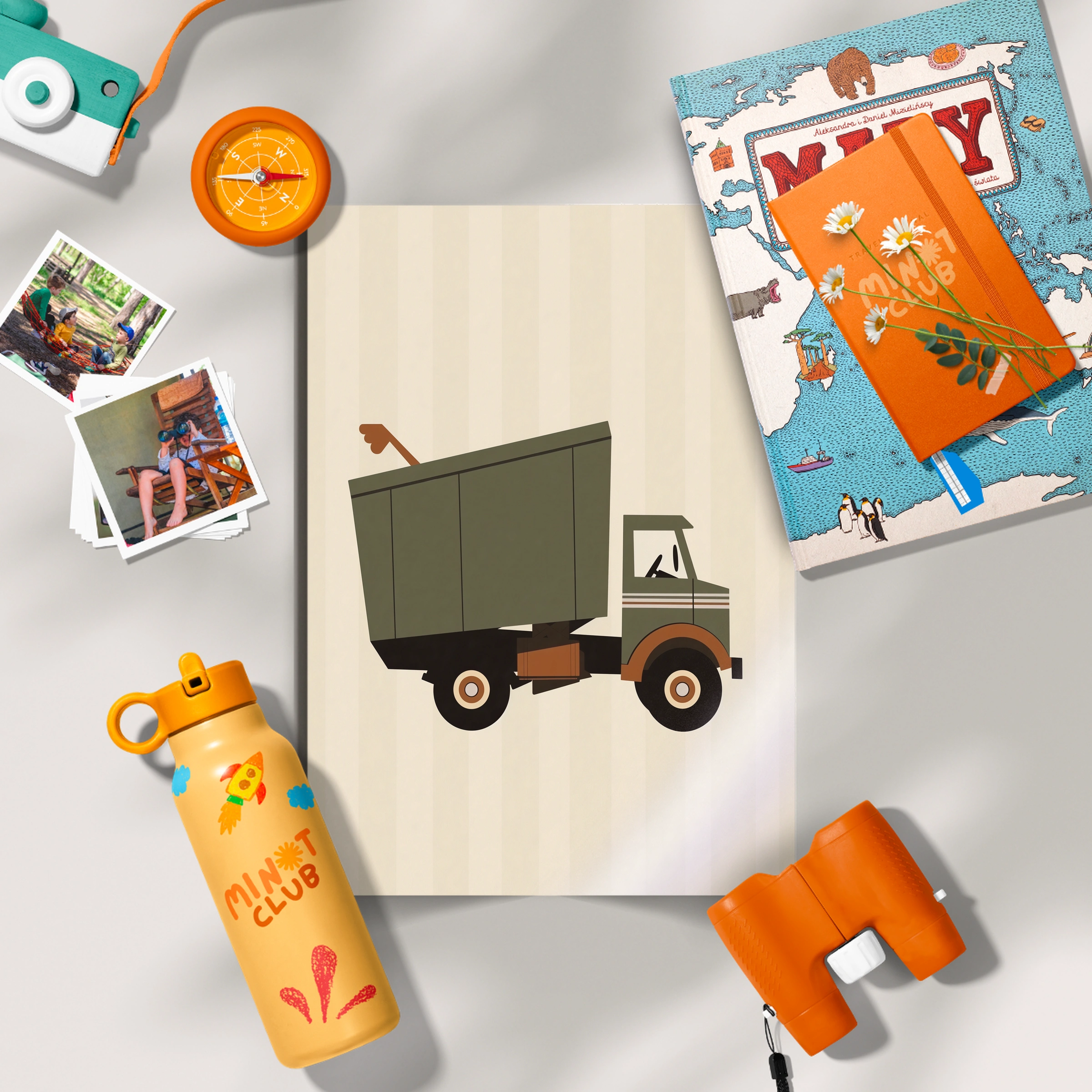 Dump Truck Nursery Print
