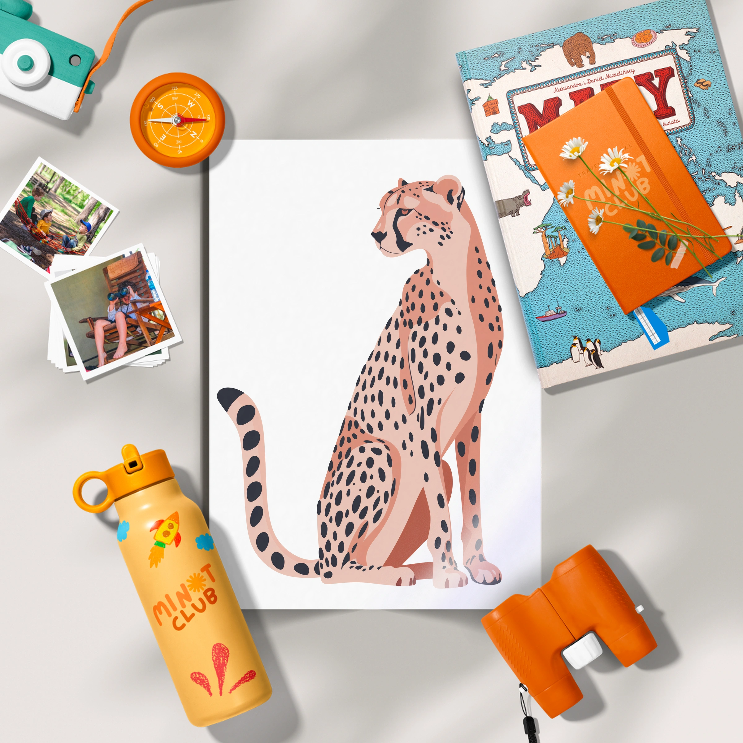 Elegant Cheetah Nursery Print