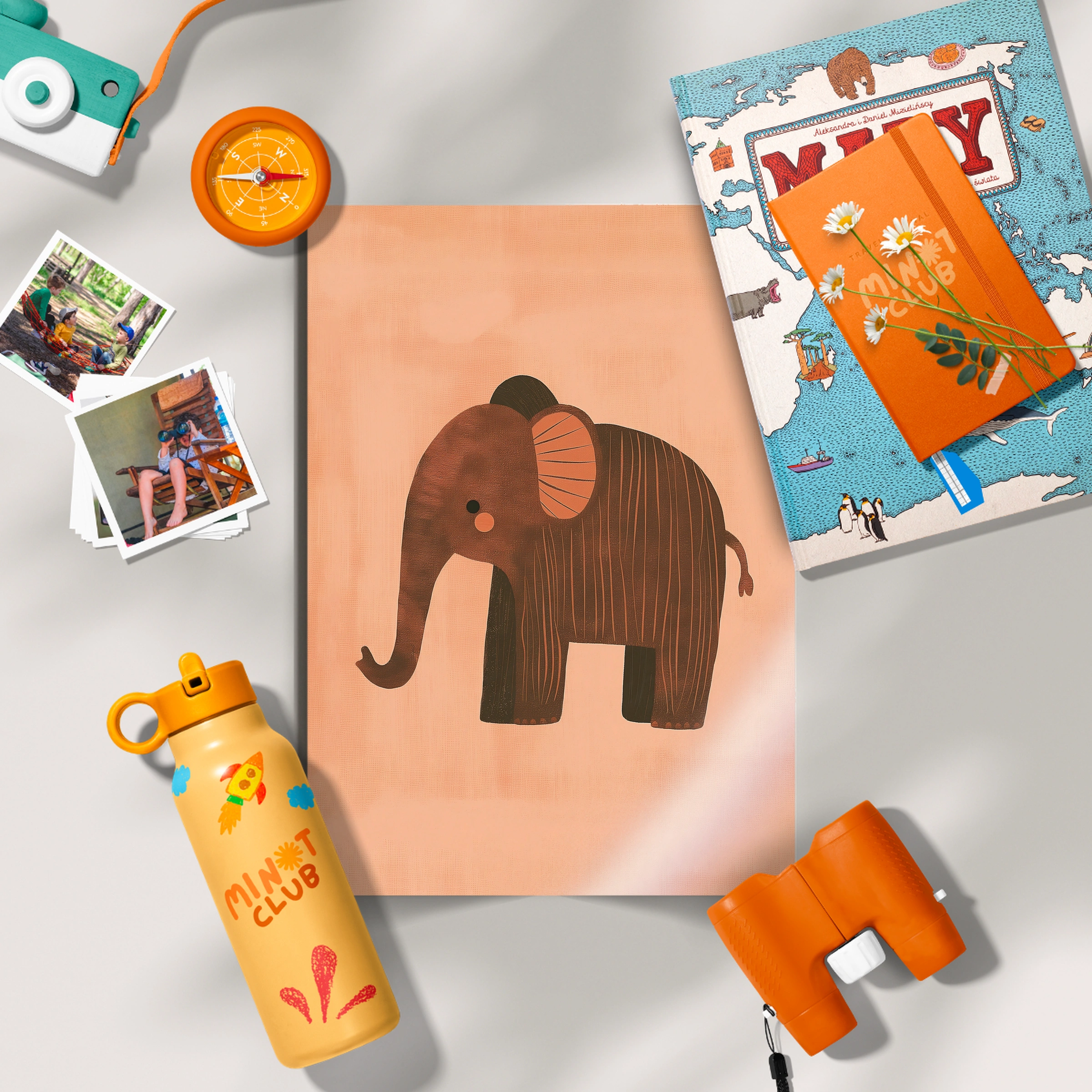 Elephant Nursery Print