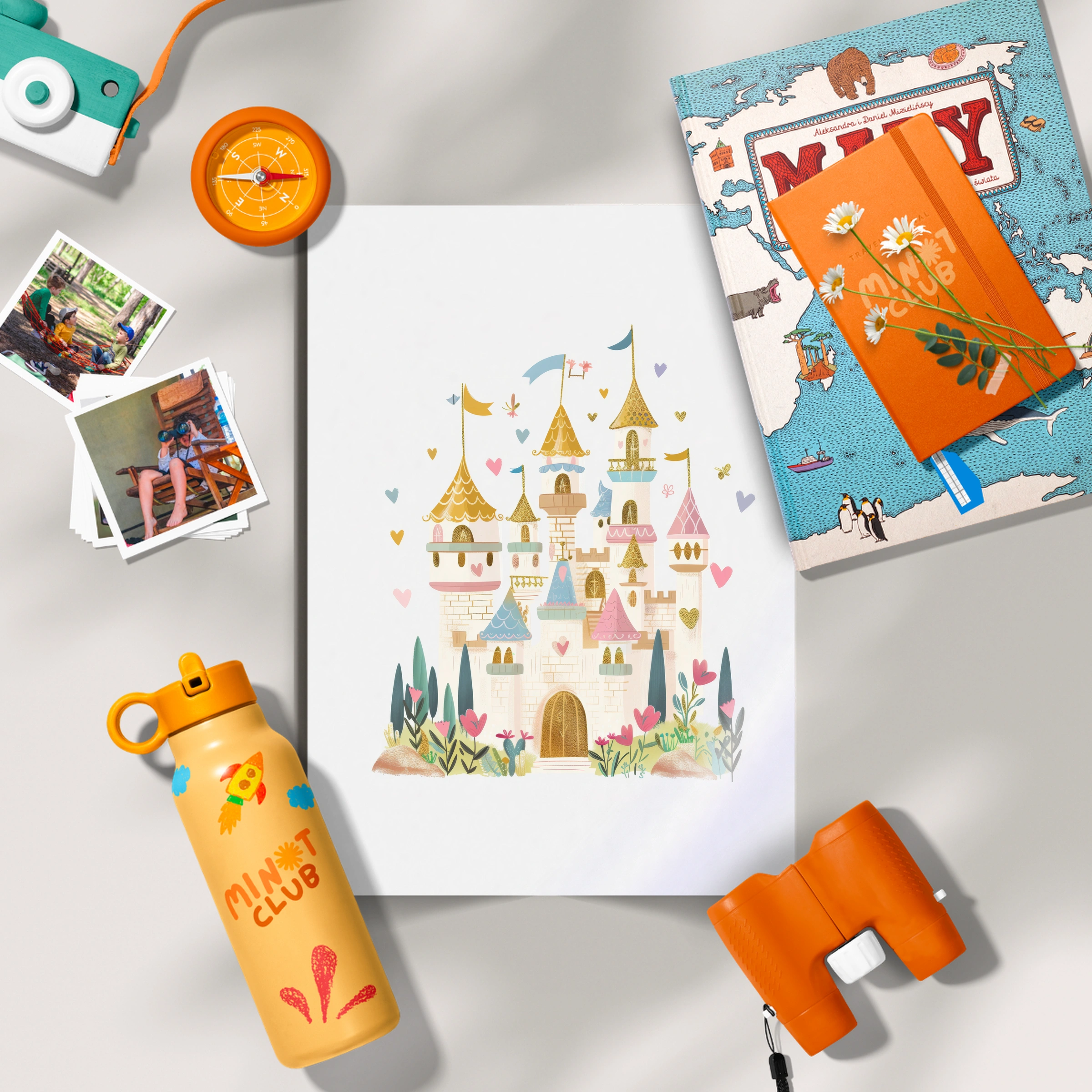 Fairytale Castle Nursery Print