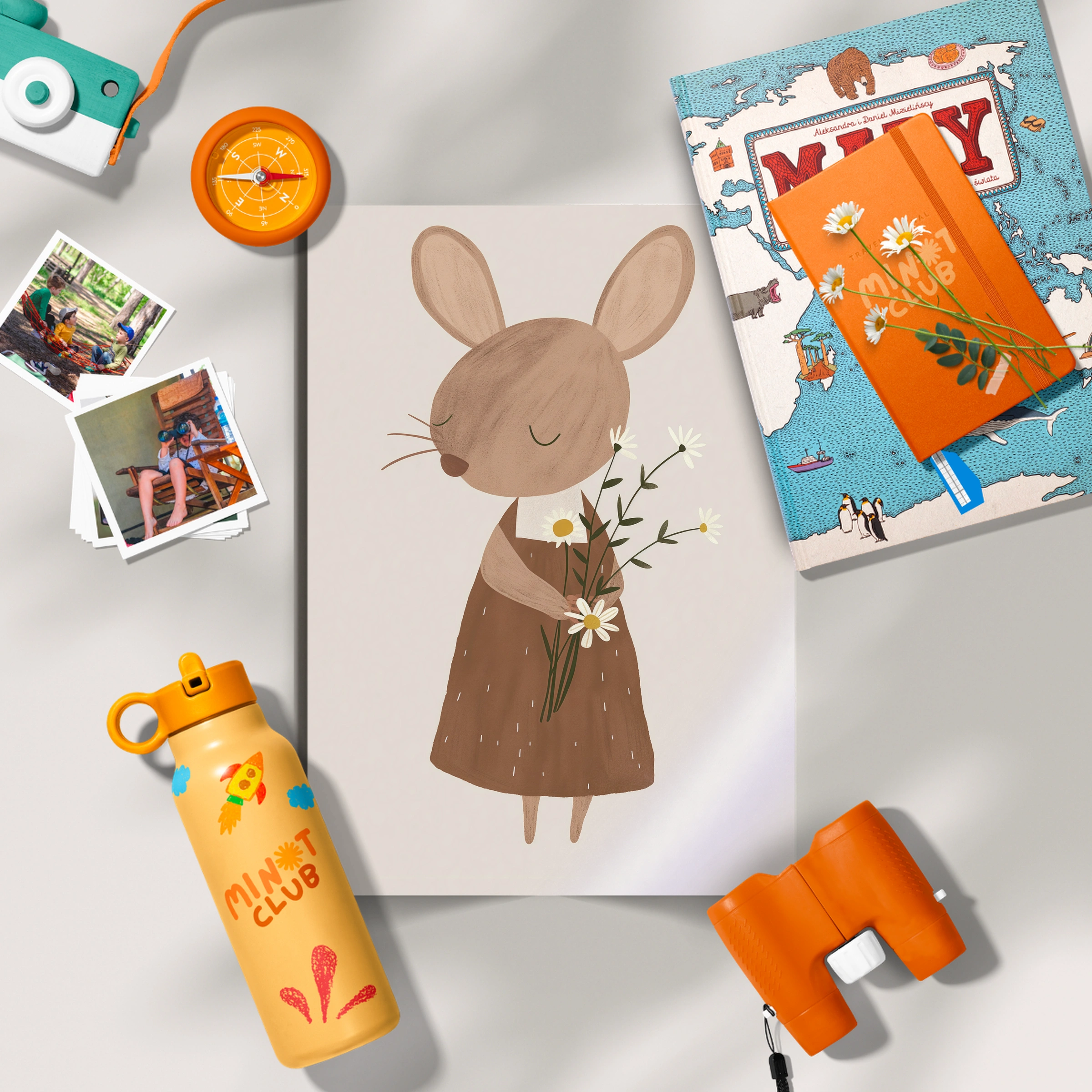 Field Mouse Nursery Print