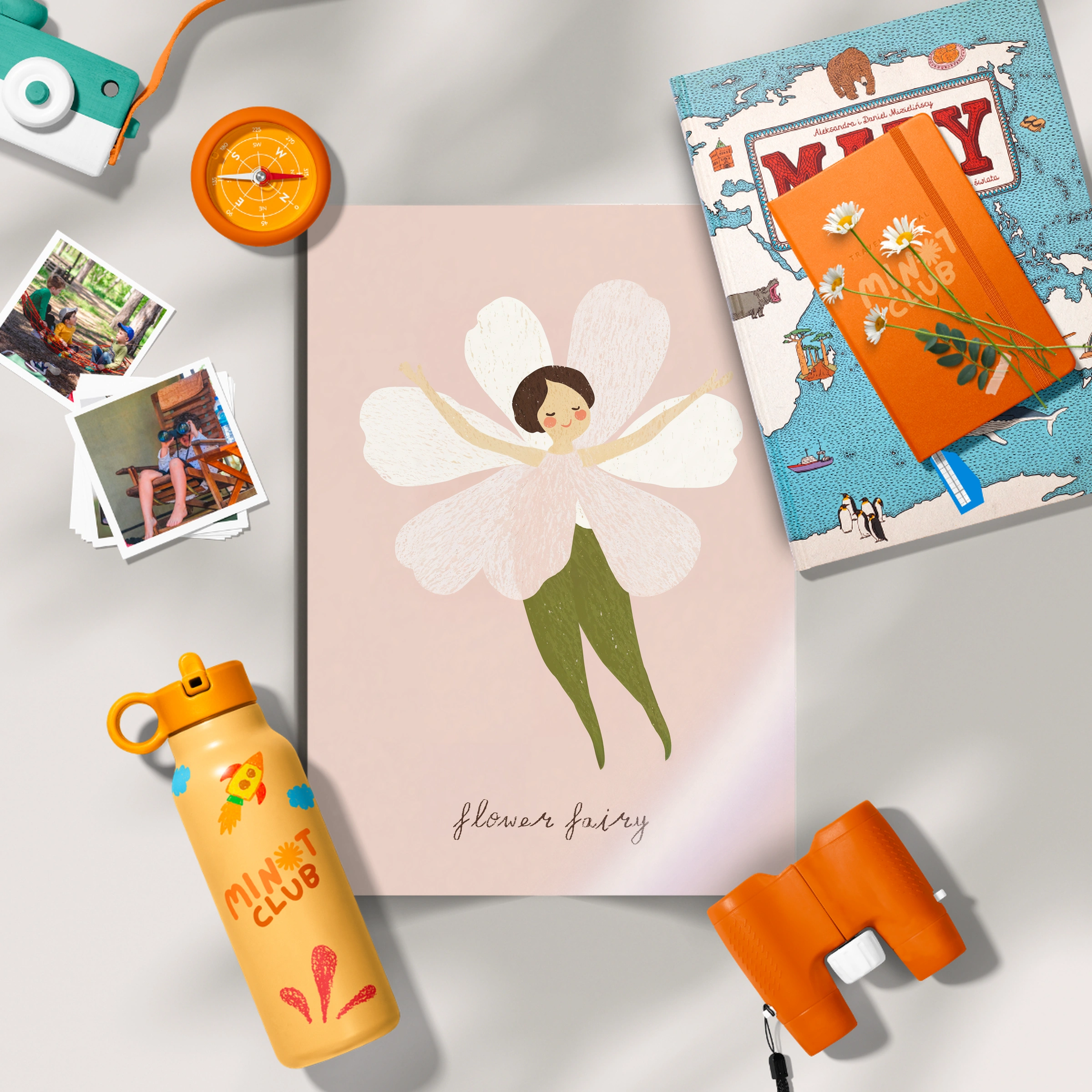 Flower Fairy Nursery Print