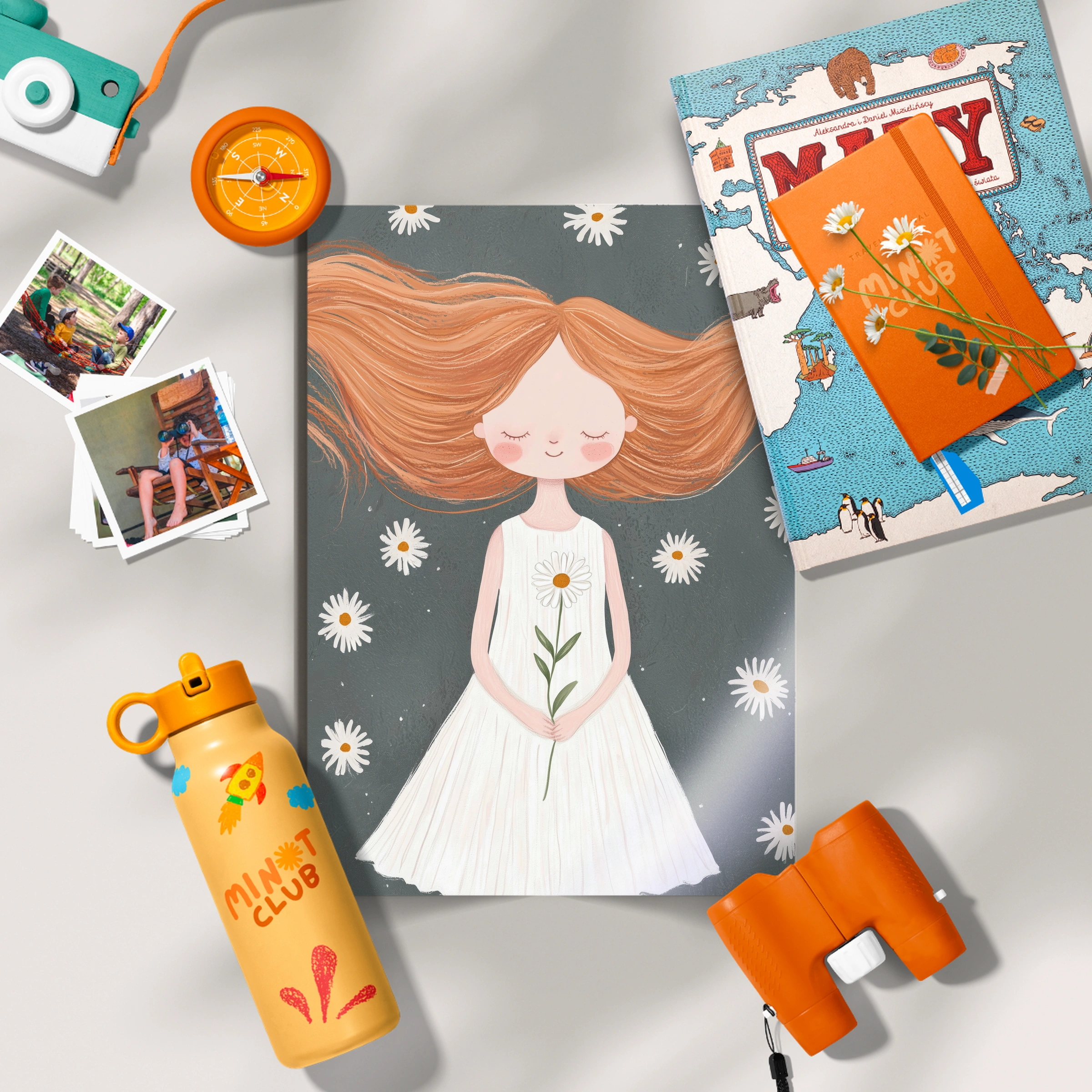 Flower Girl Nursery Print