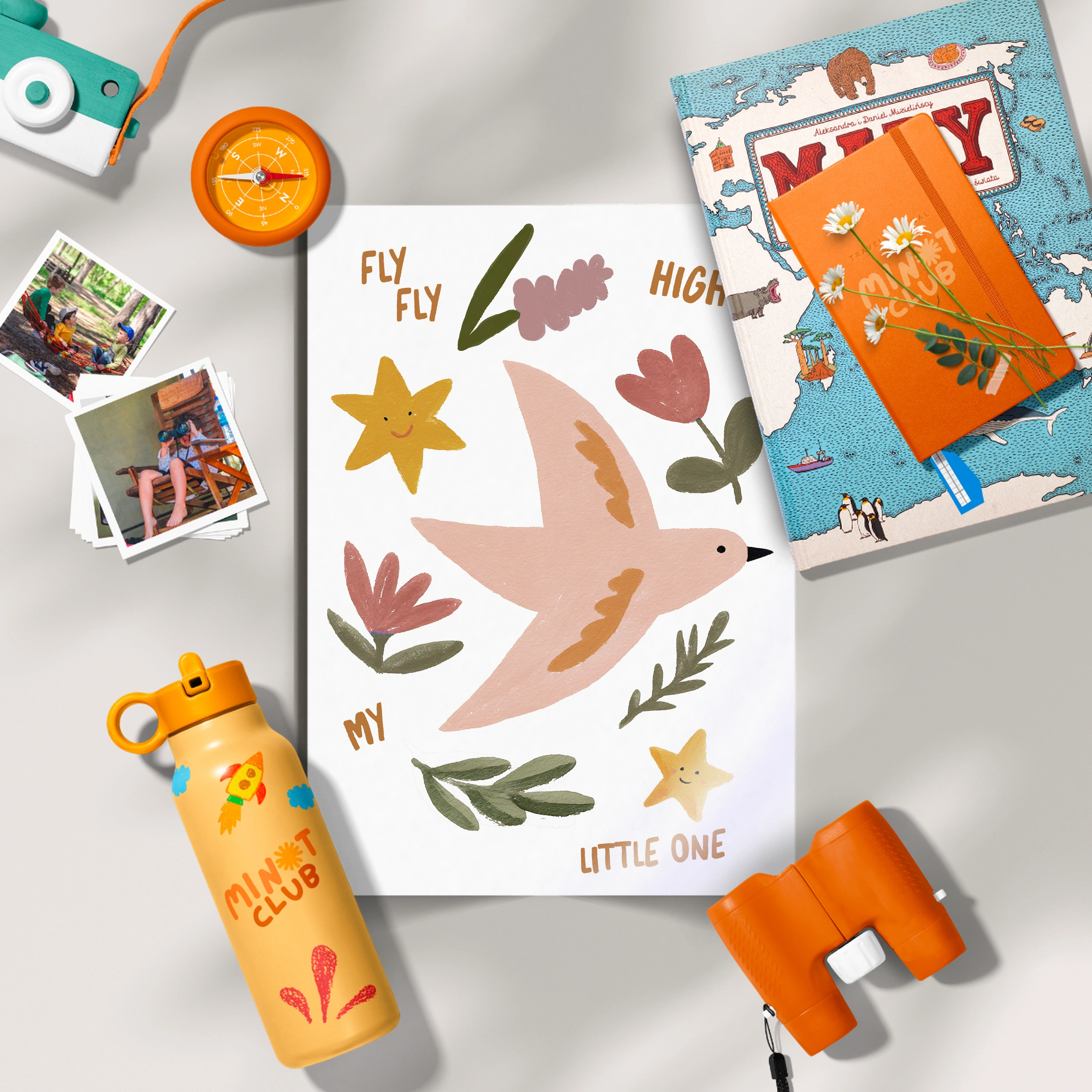 Fly Fly High Nursery Print