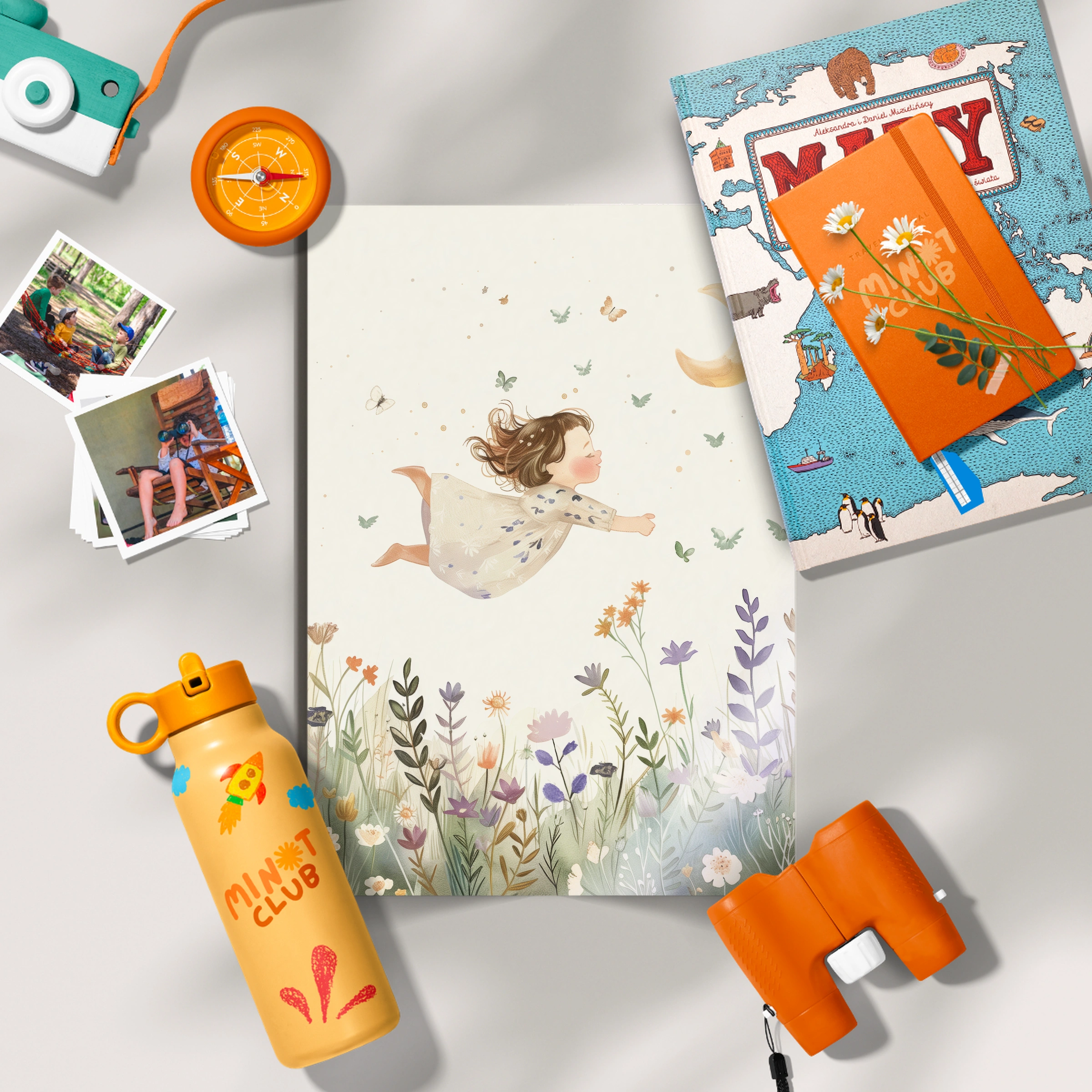 Flying Fairy Girl Nursery Print