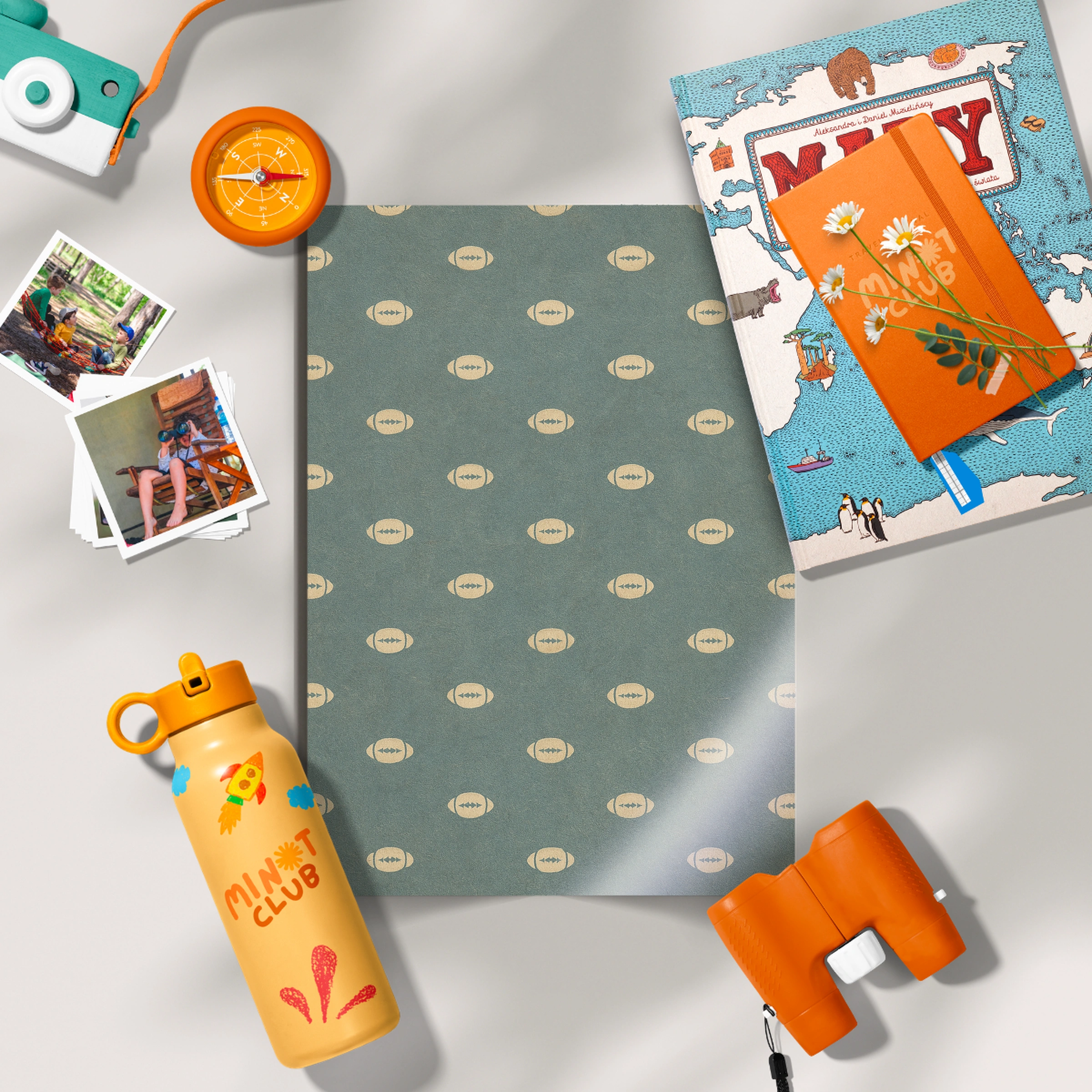 Footballs Pattern Two Nursery Print