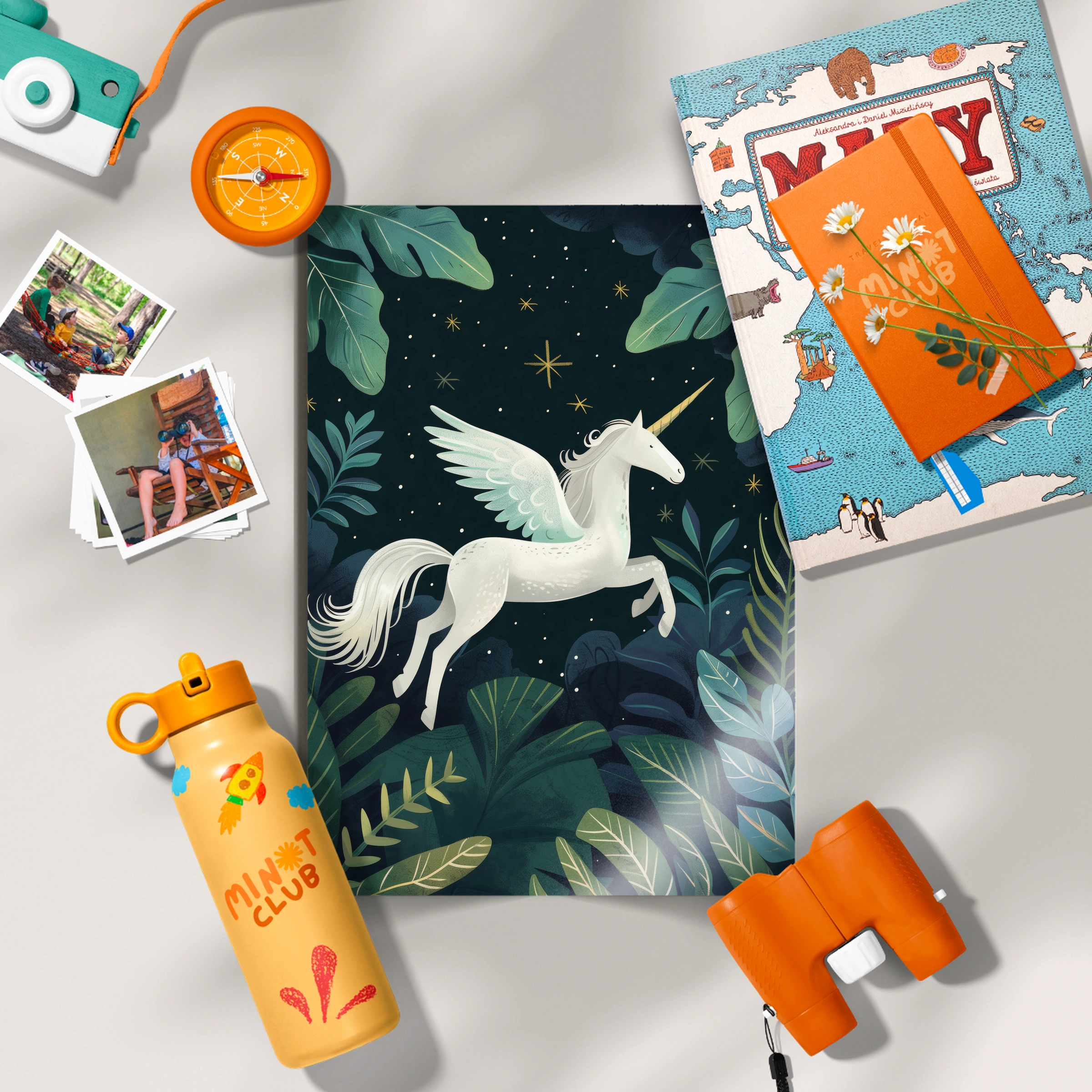 Forest Pegasus Nursery Print