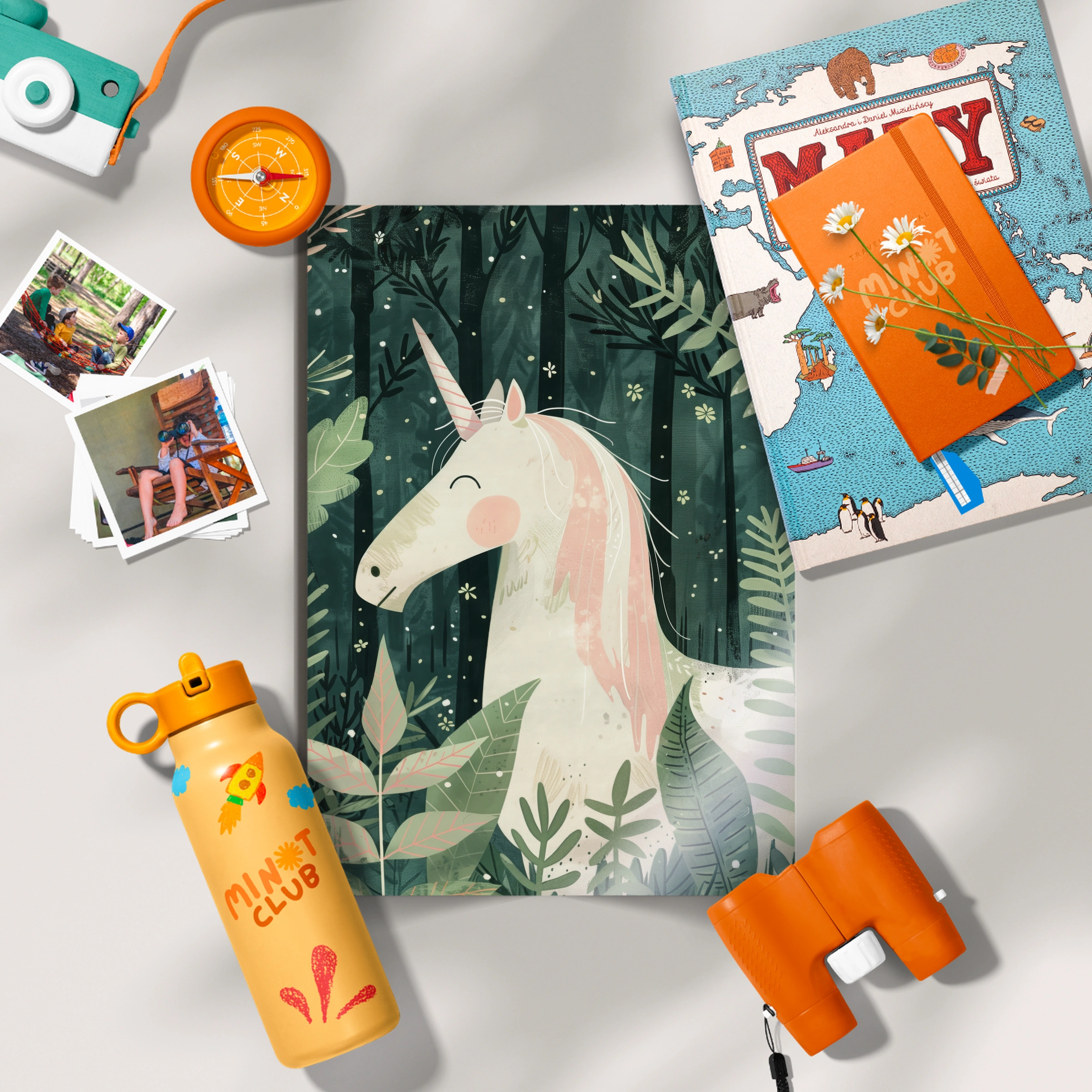 Forest Unicorn Nursery Print