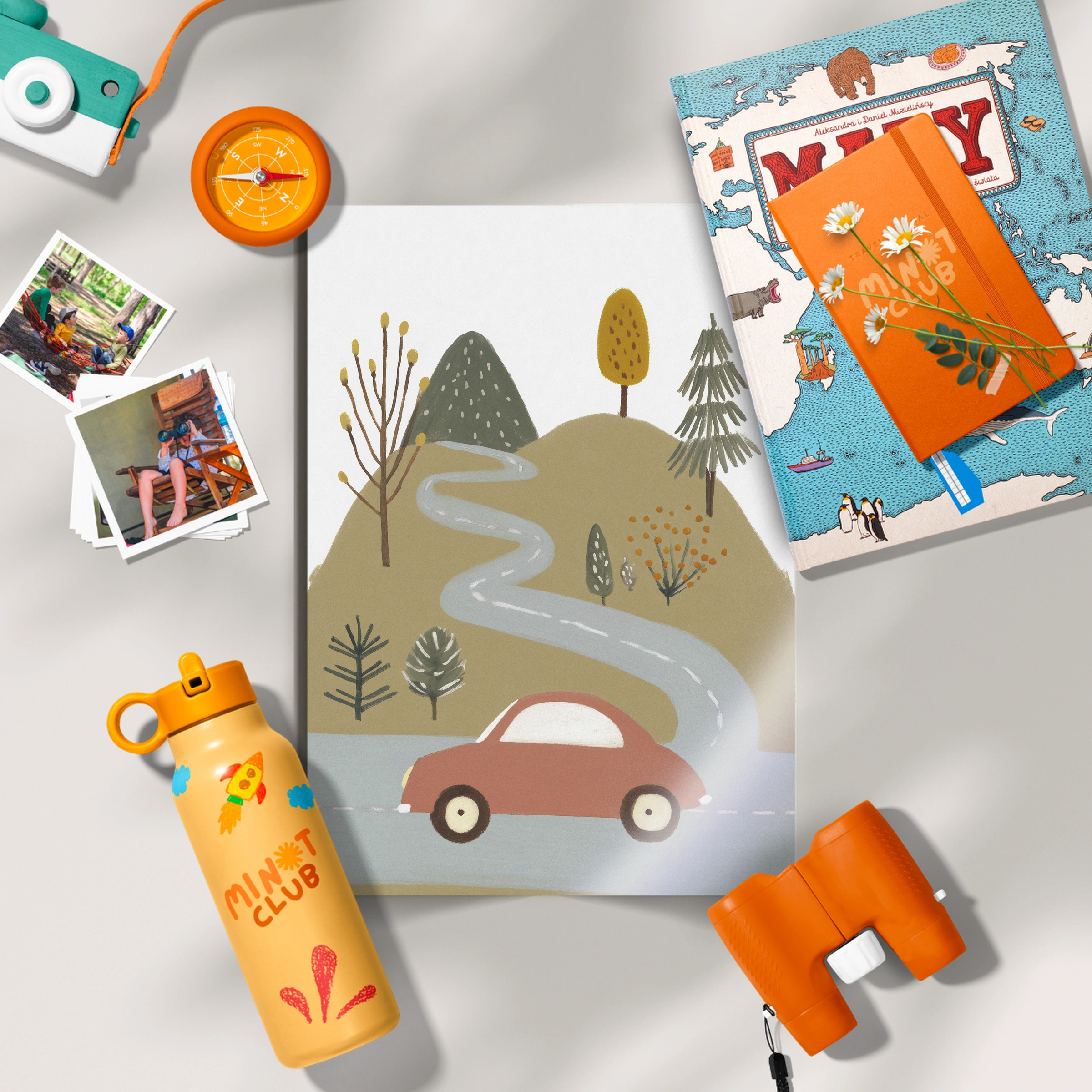 Forest Wolf Nursery Print