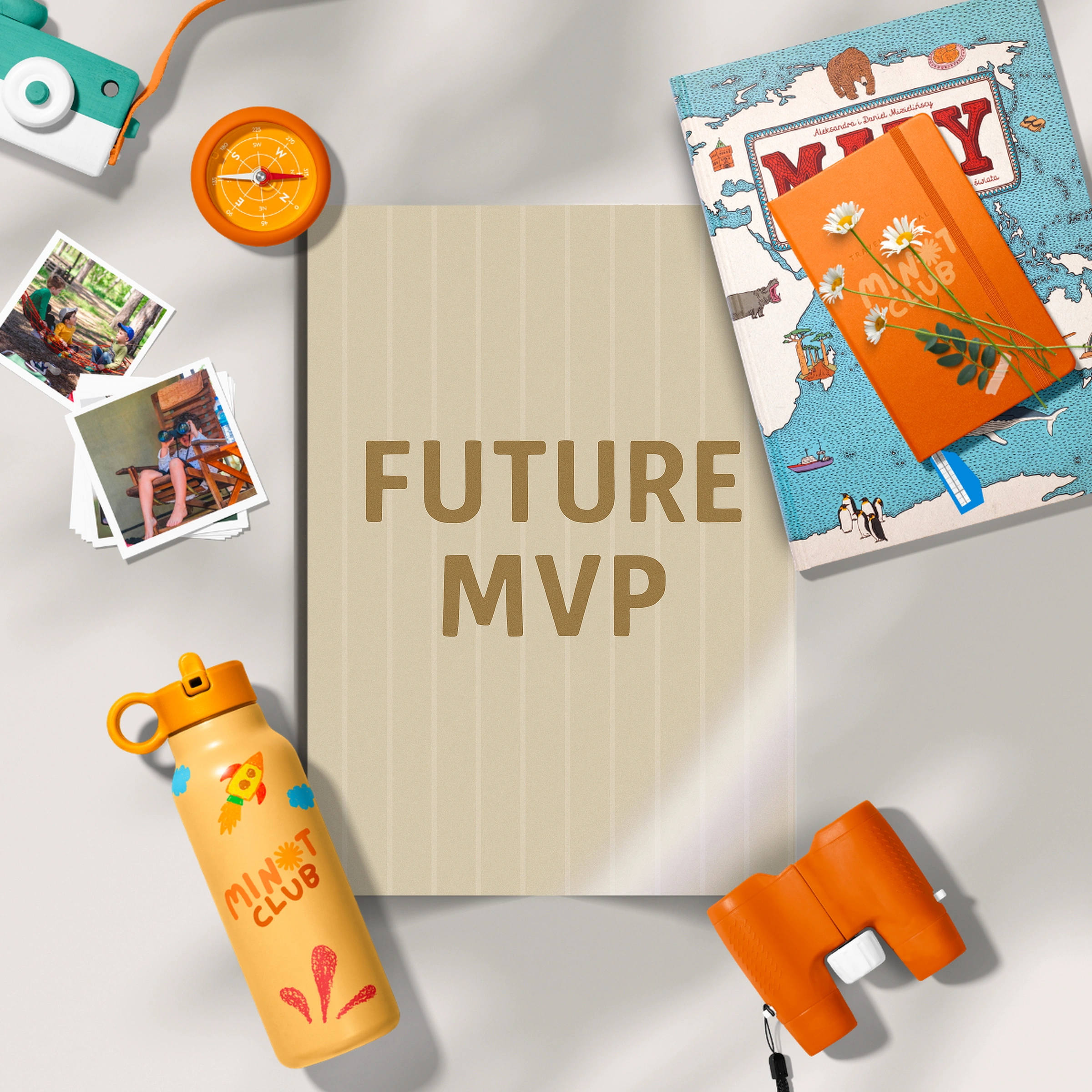 Future MVP Nursery Print - flat lay nursery decor print