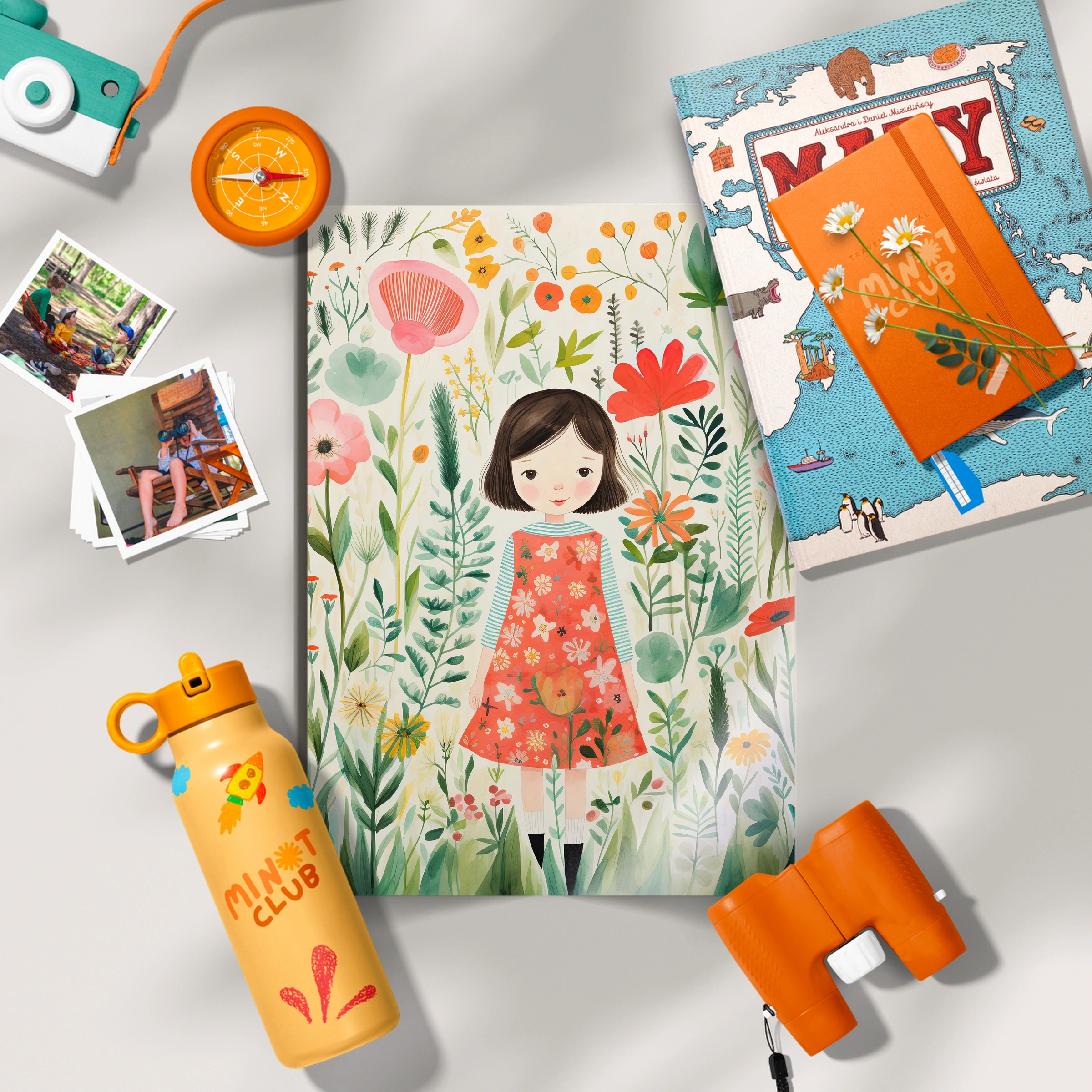 Girl in a Garden Nursery Print