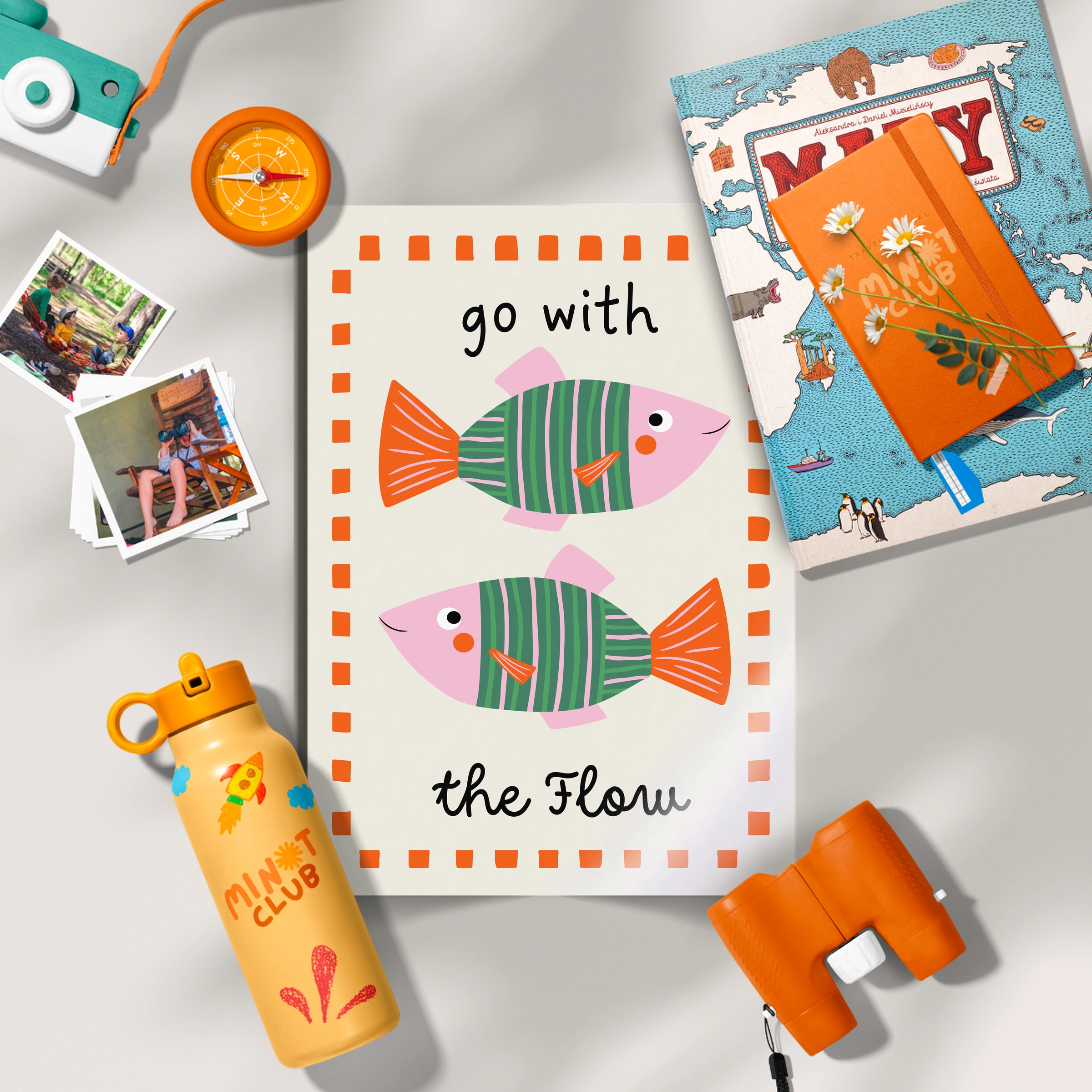 Go With The Flow Nursery Print