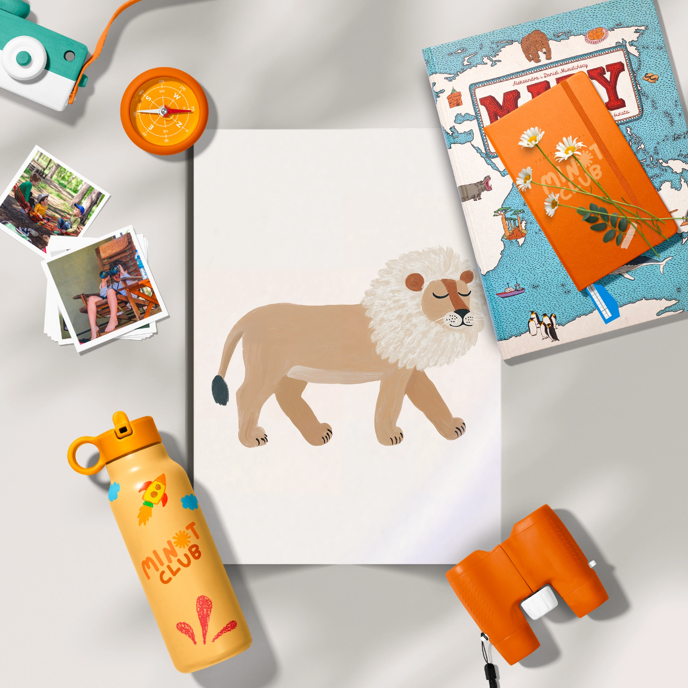 Golden Lion Nursery Print