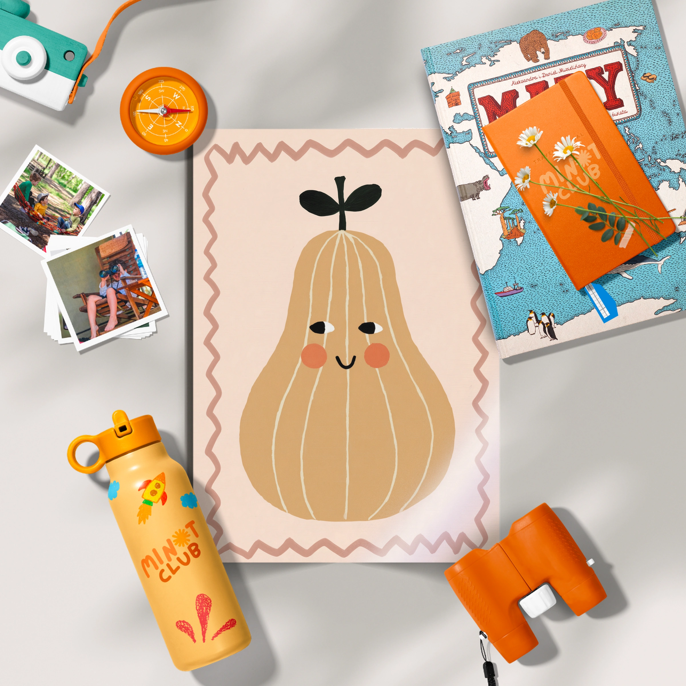 Golden Pear Nursery Print