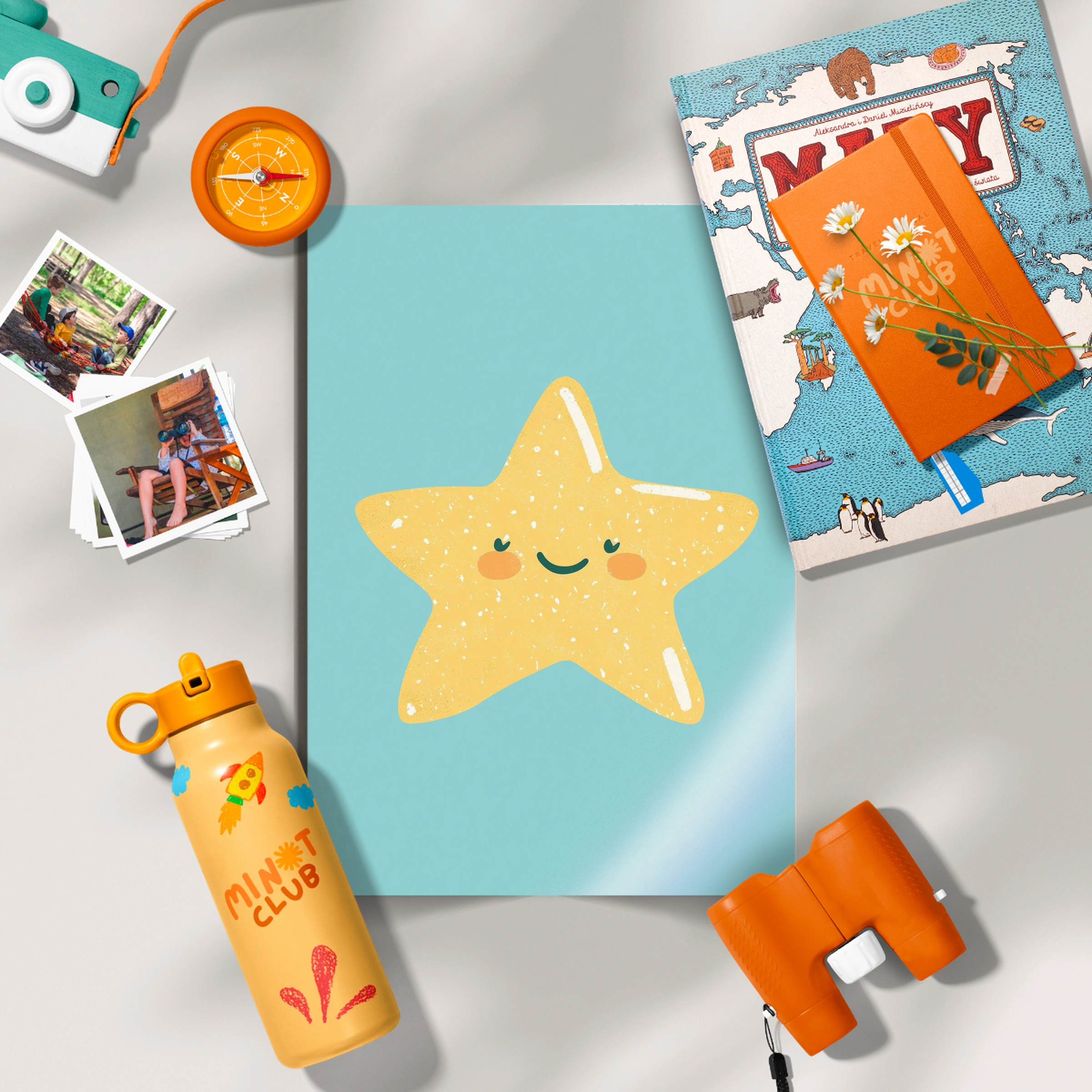 Golden Star Nursery Print