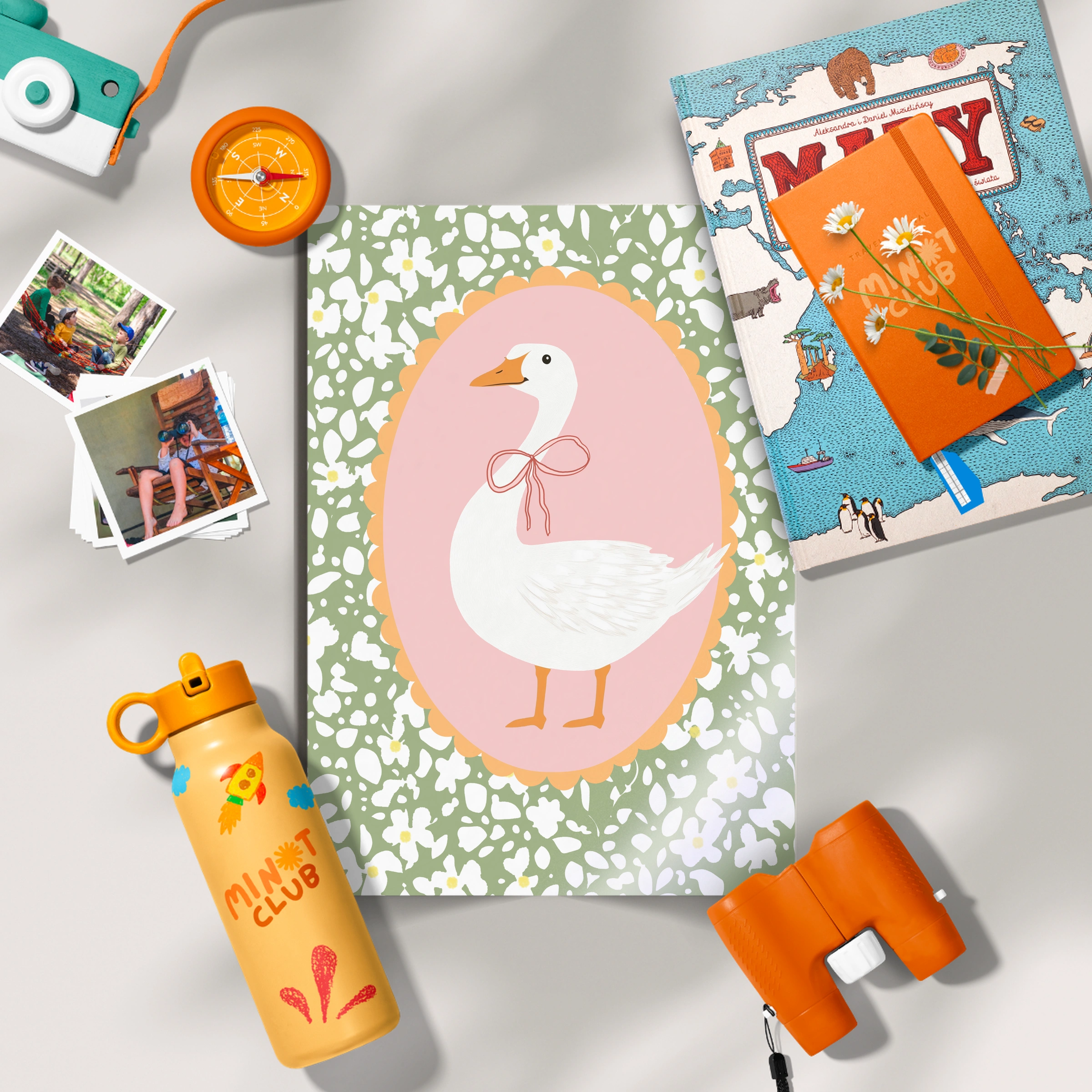 Goose Cameo Two Nursery Print