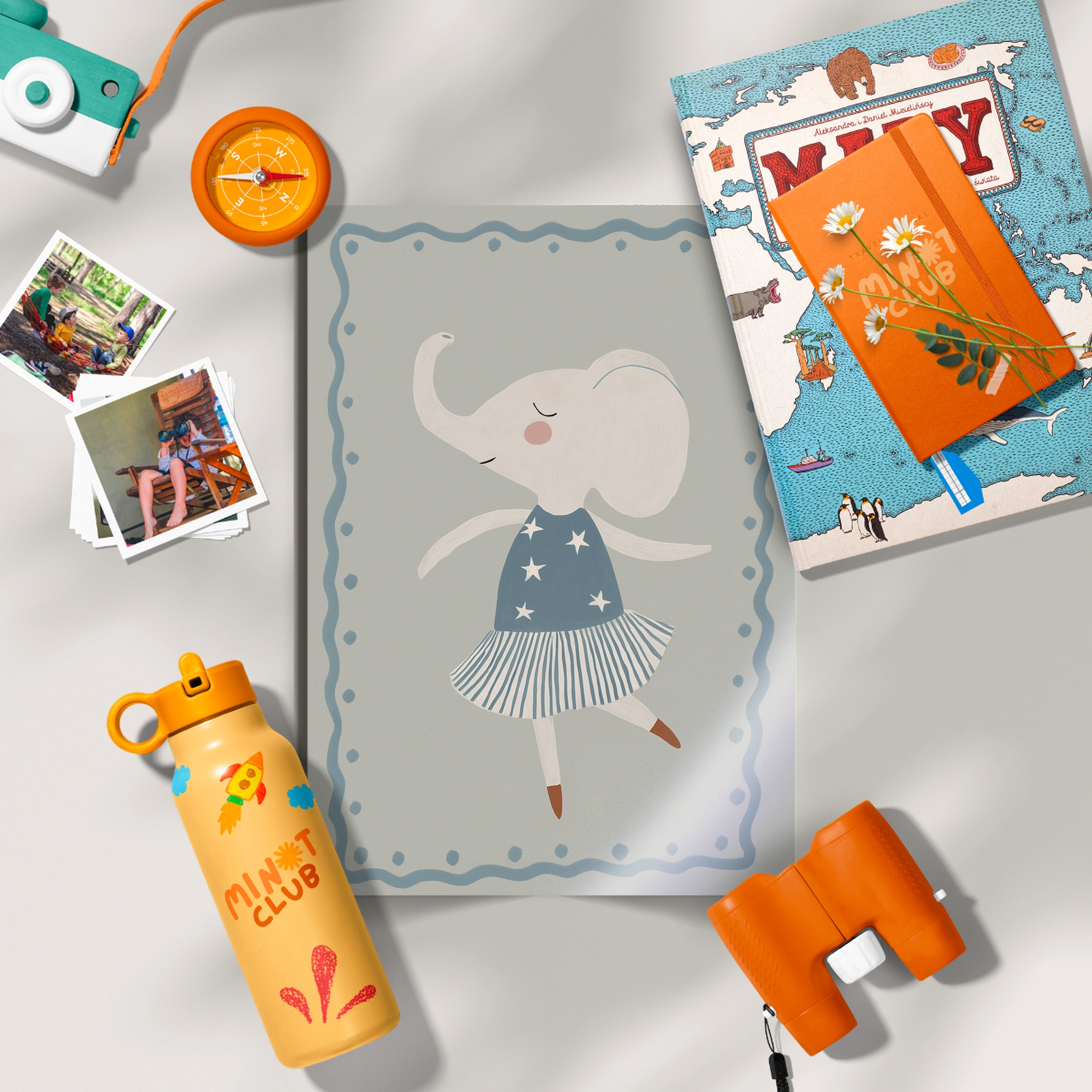 Grey Hare Nursery Print