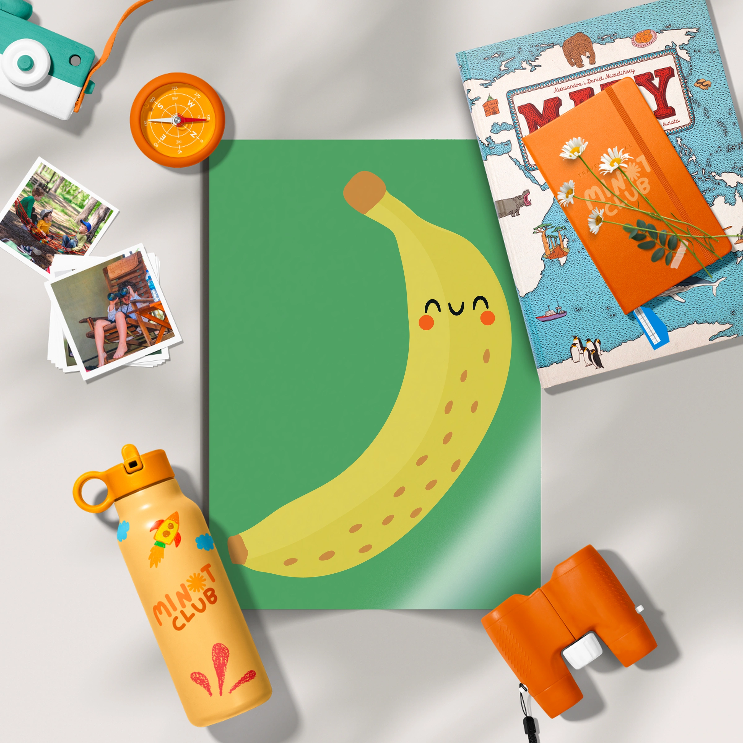 Happy Banana Nursery Print