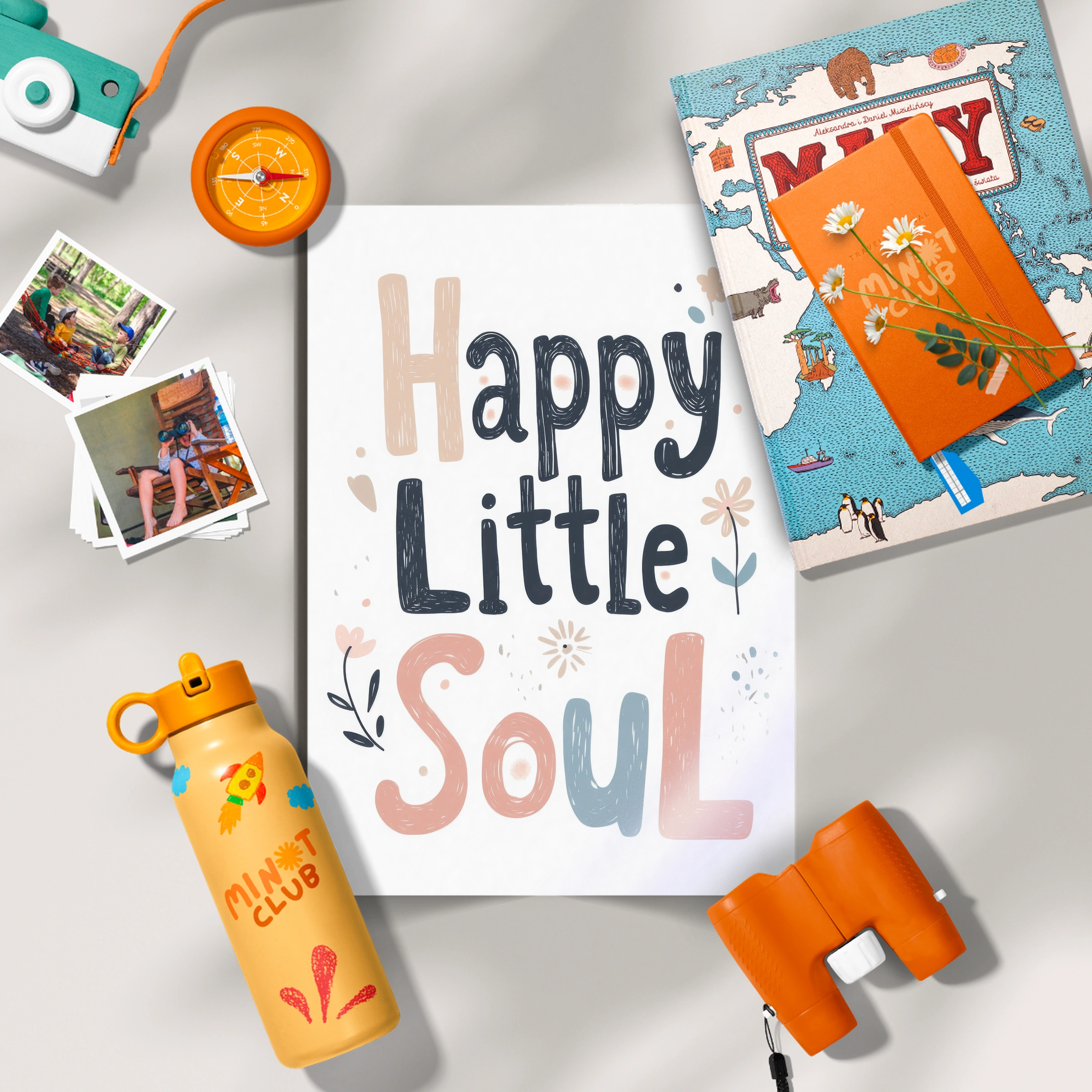 Happy Little Soul Nursery Print