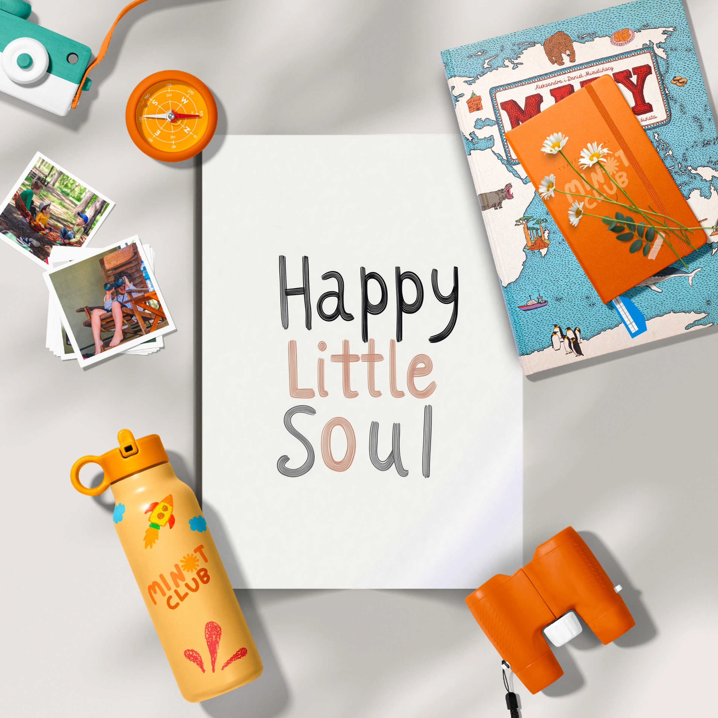 Happy Little Soul Two Nursery Print