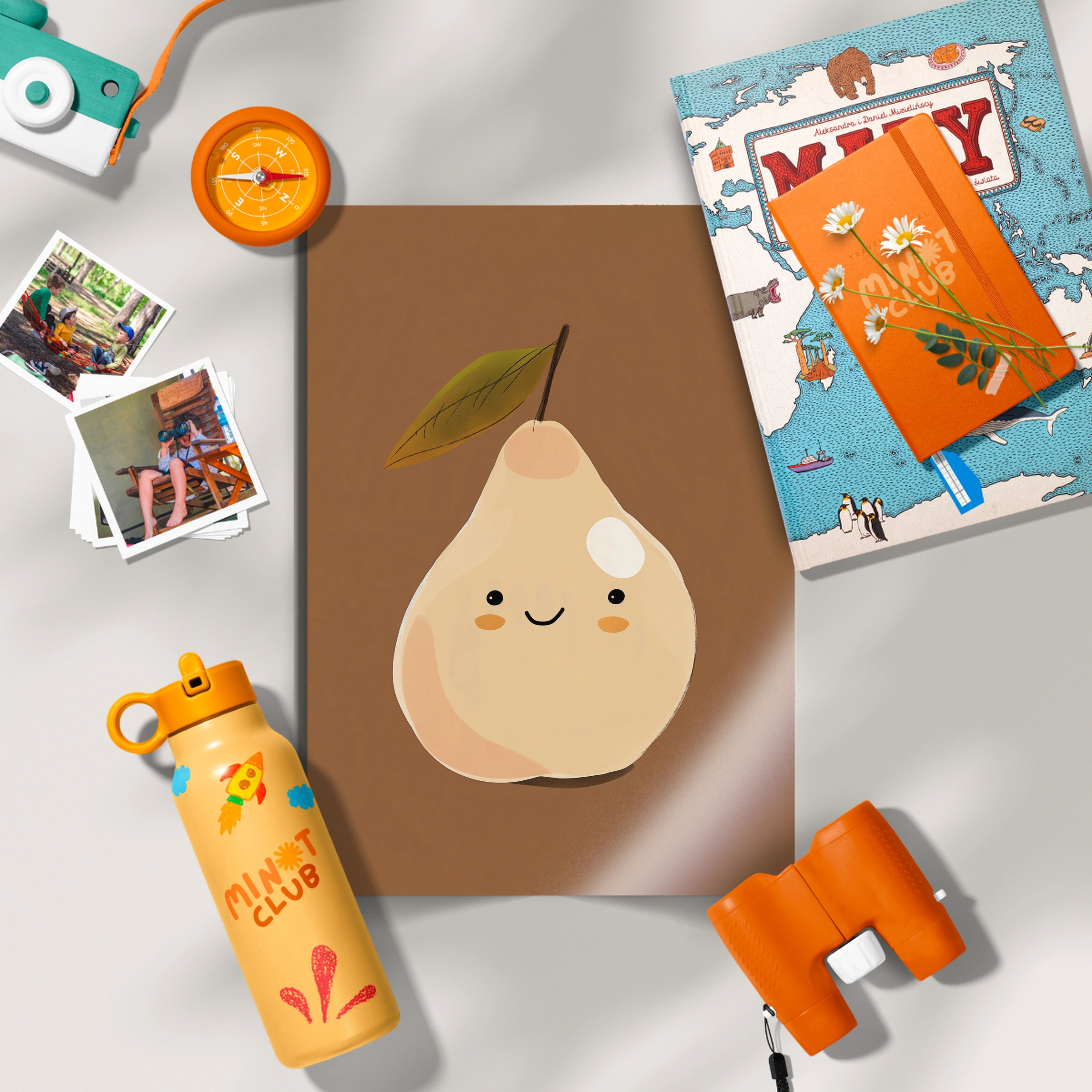 Happy Pear Two Nursery Print