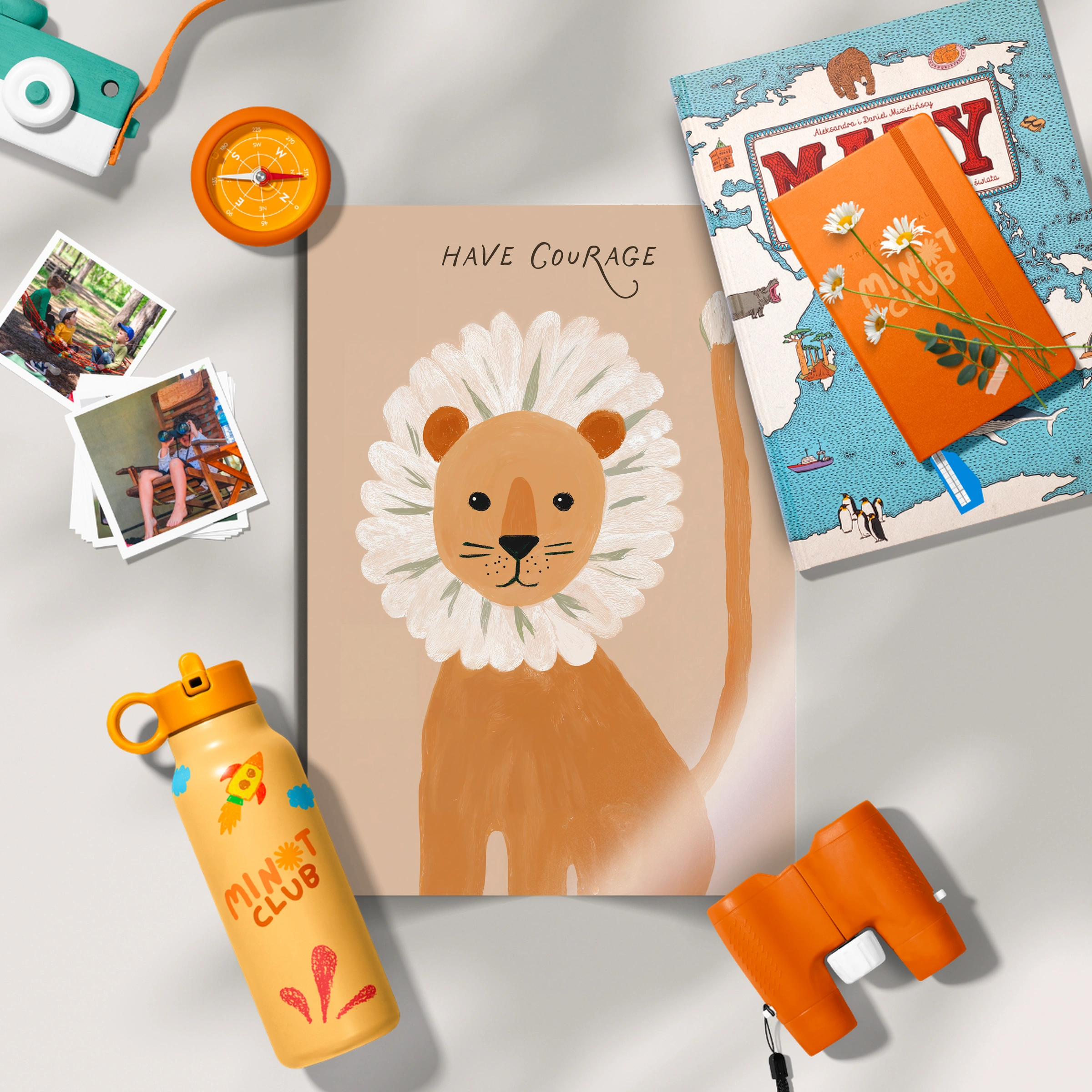 Have Courage Lion Nursery Print