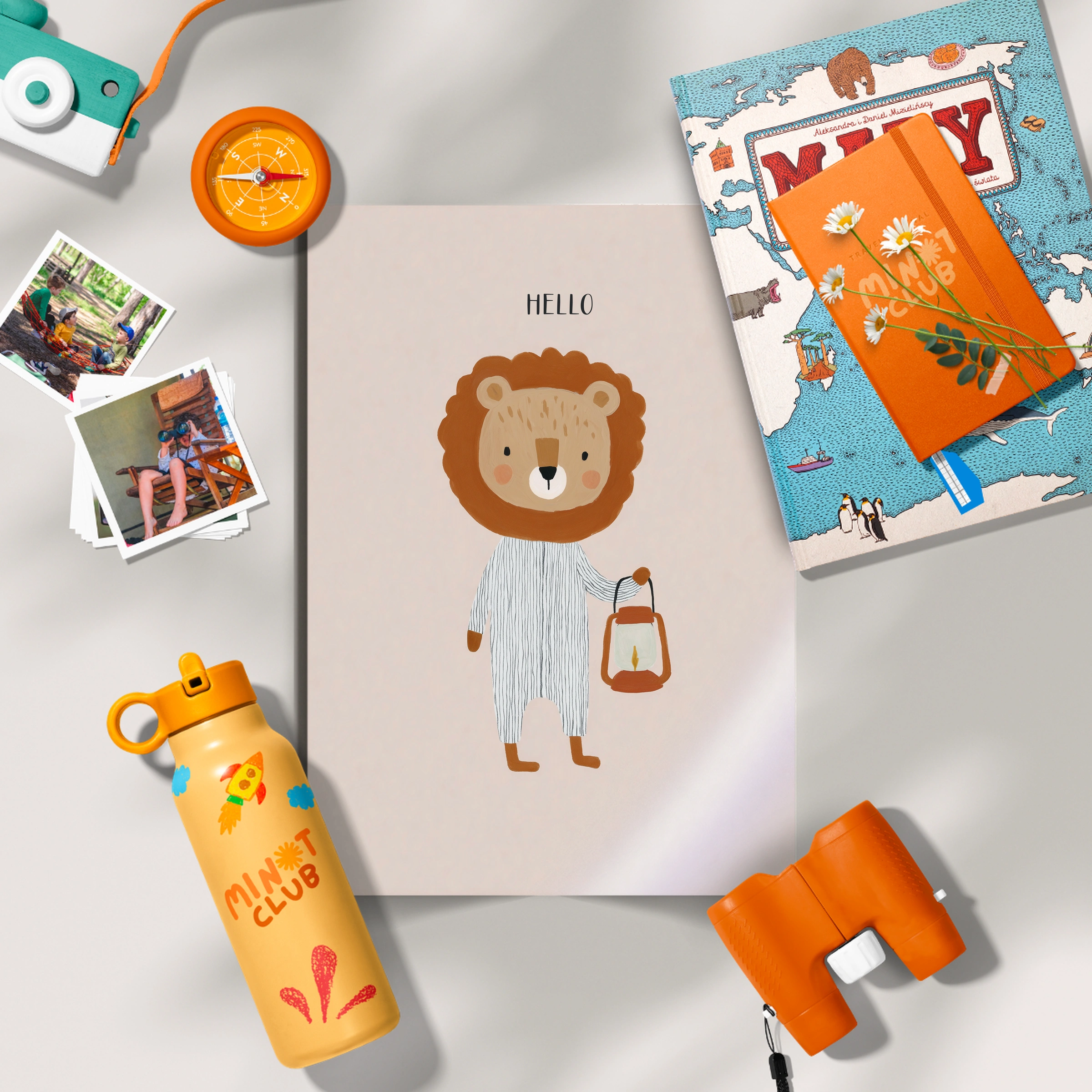 Hello Lion Nursery Print