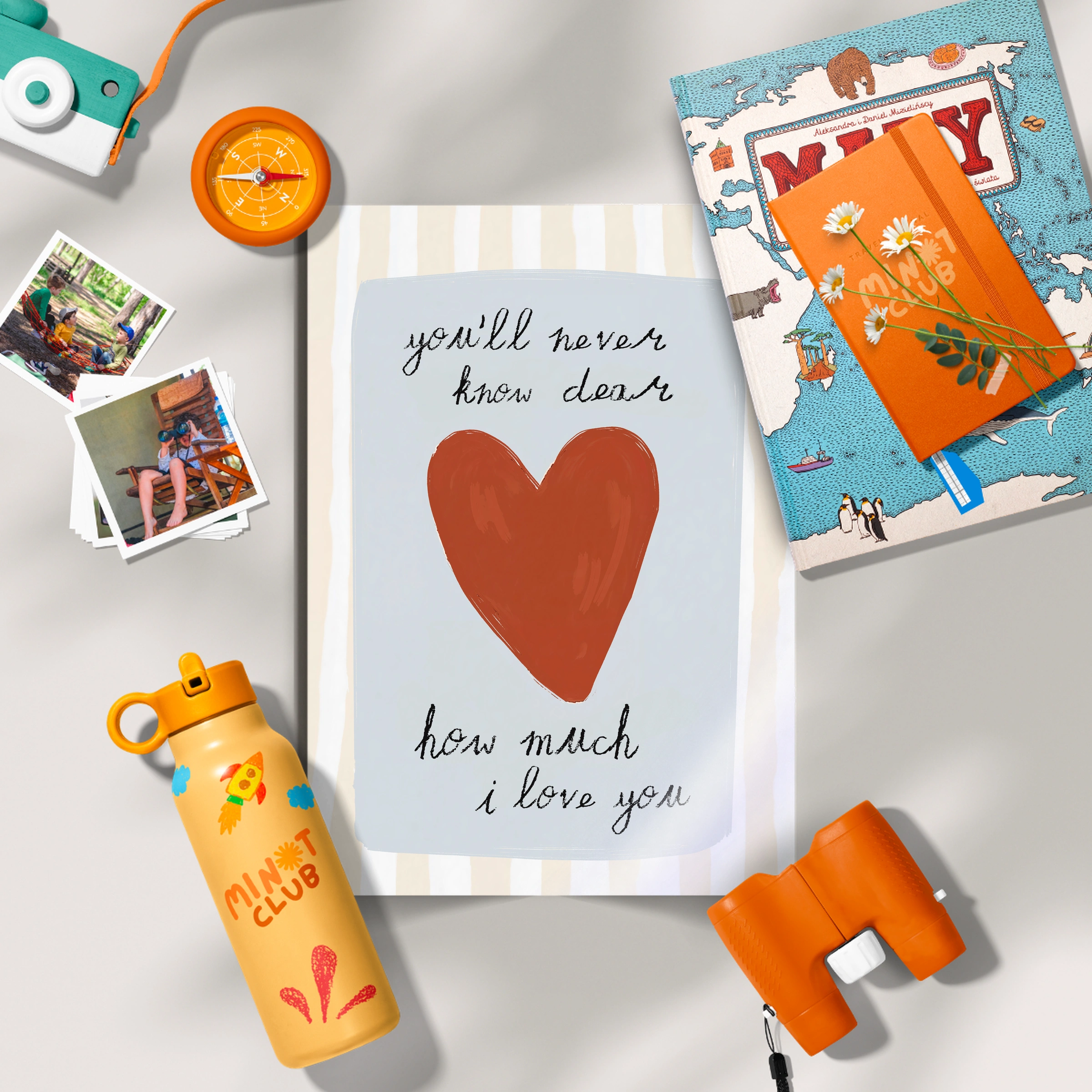 How Much I Love You Text Nursery Print
