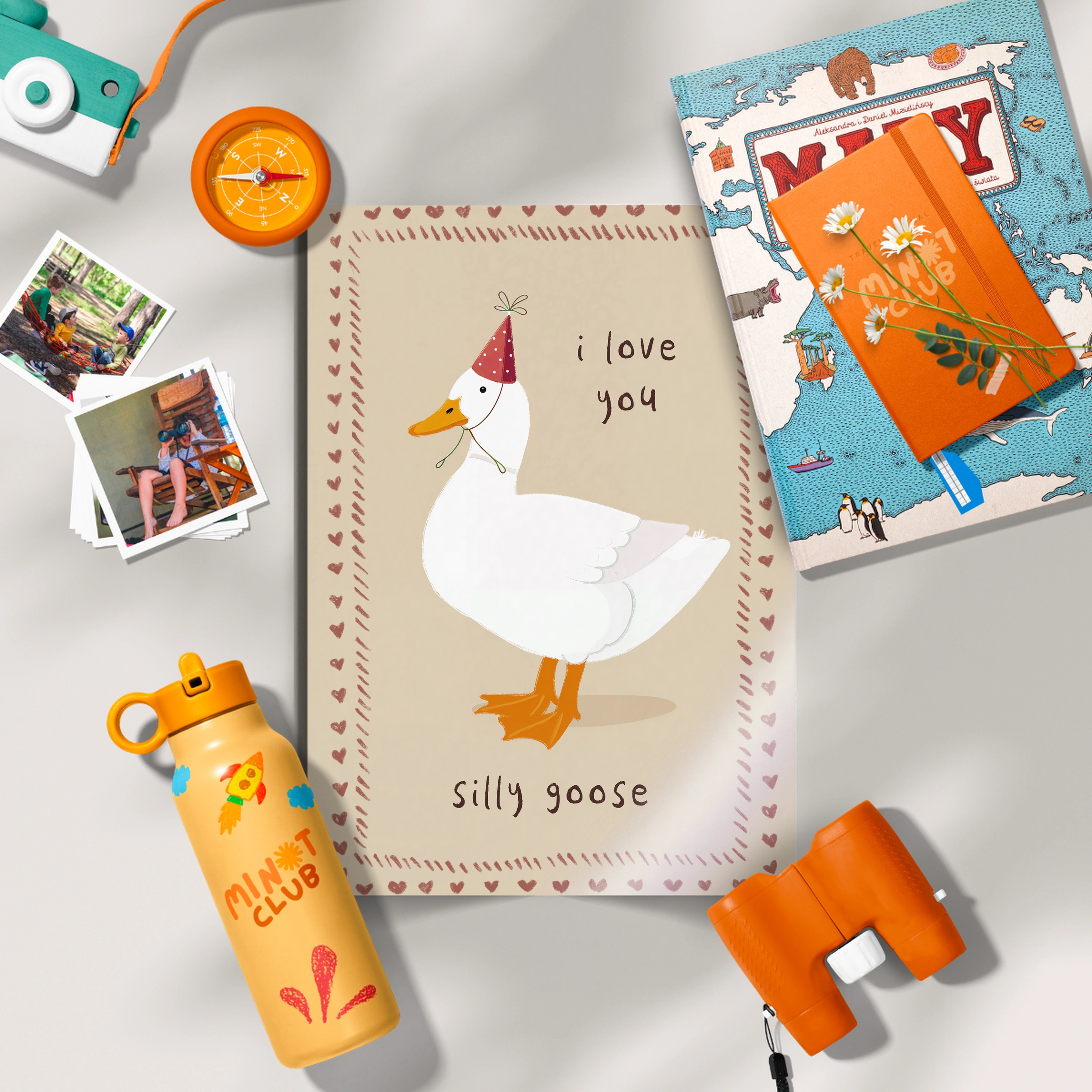 I Love You Goose Nursery Print