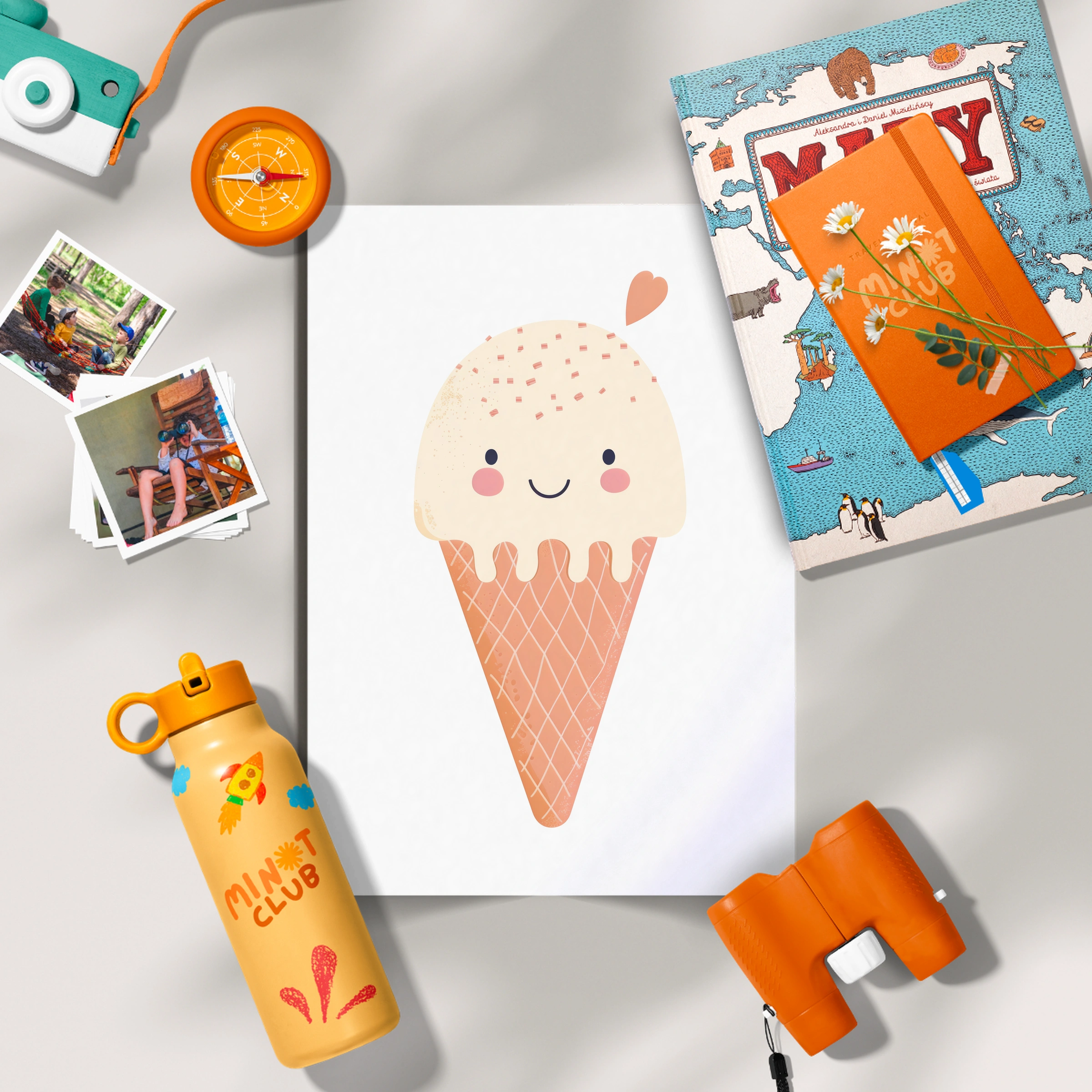 Ice Cream Nursery Print