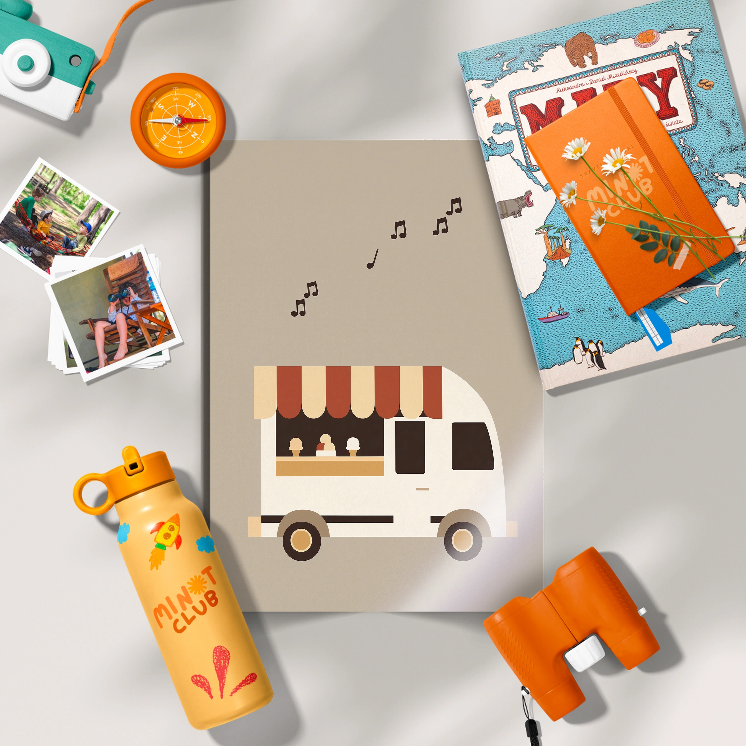 Ice Cream Truck Nursery Print