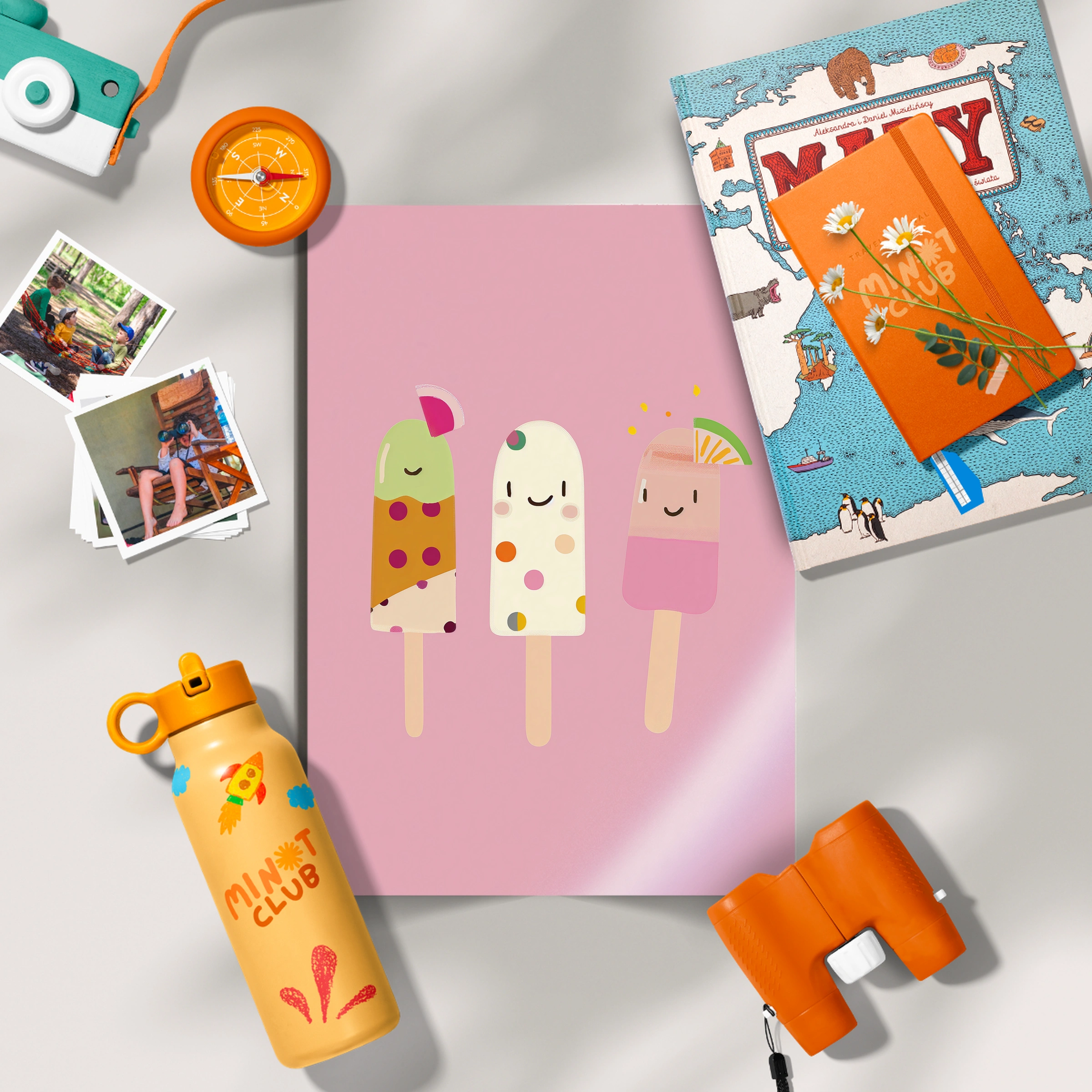 Ice Lollies Nursery Print