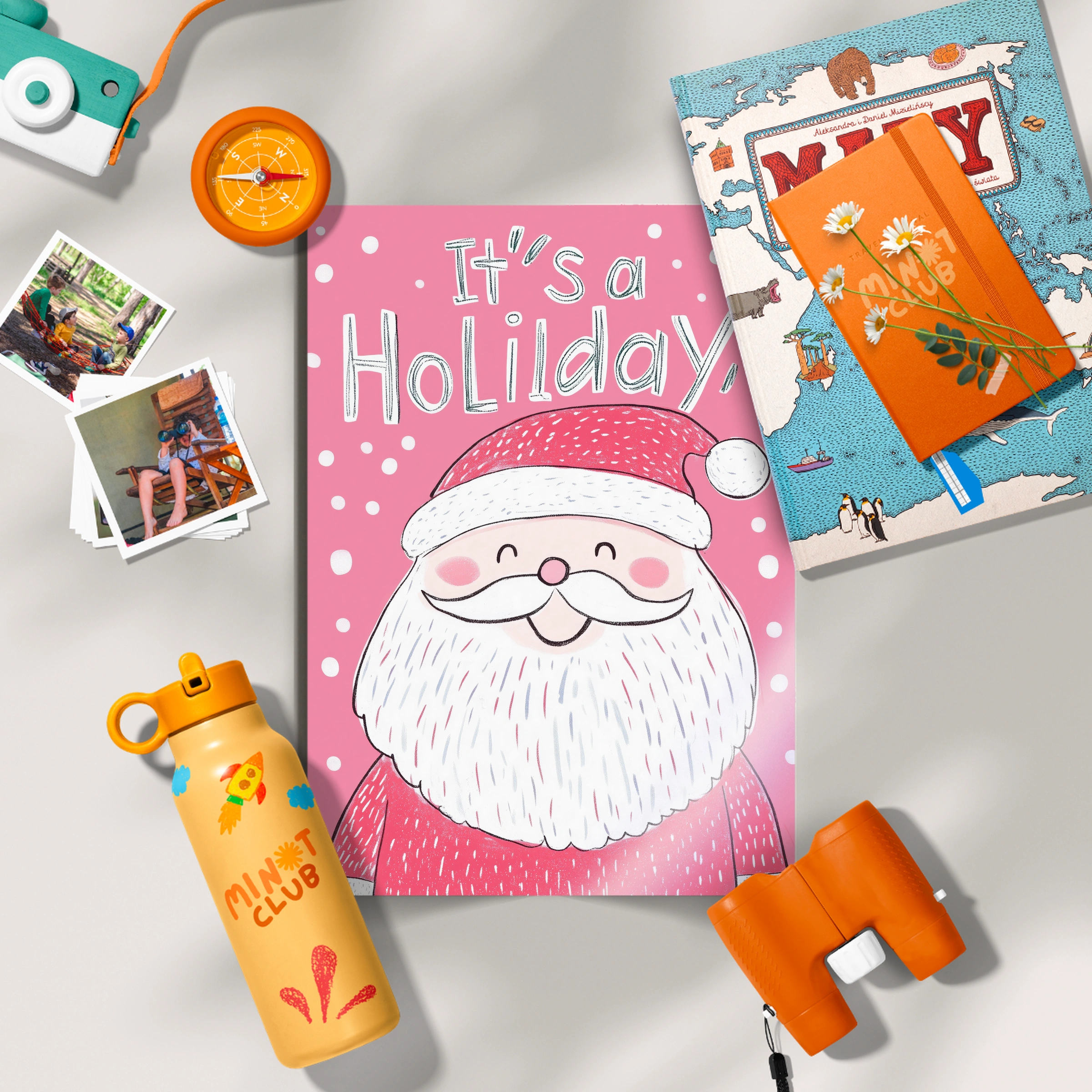 It's a Holiday Santa Print