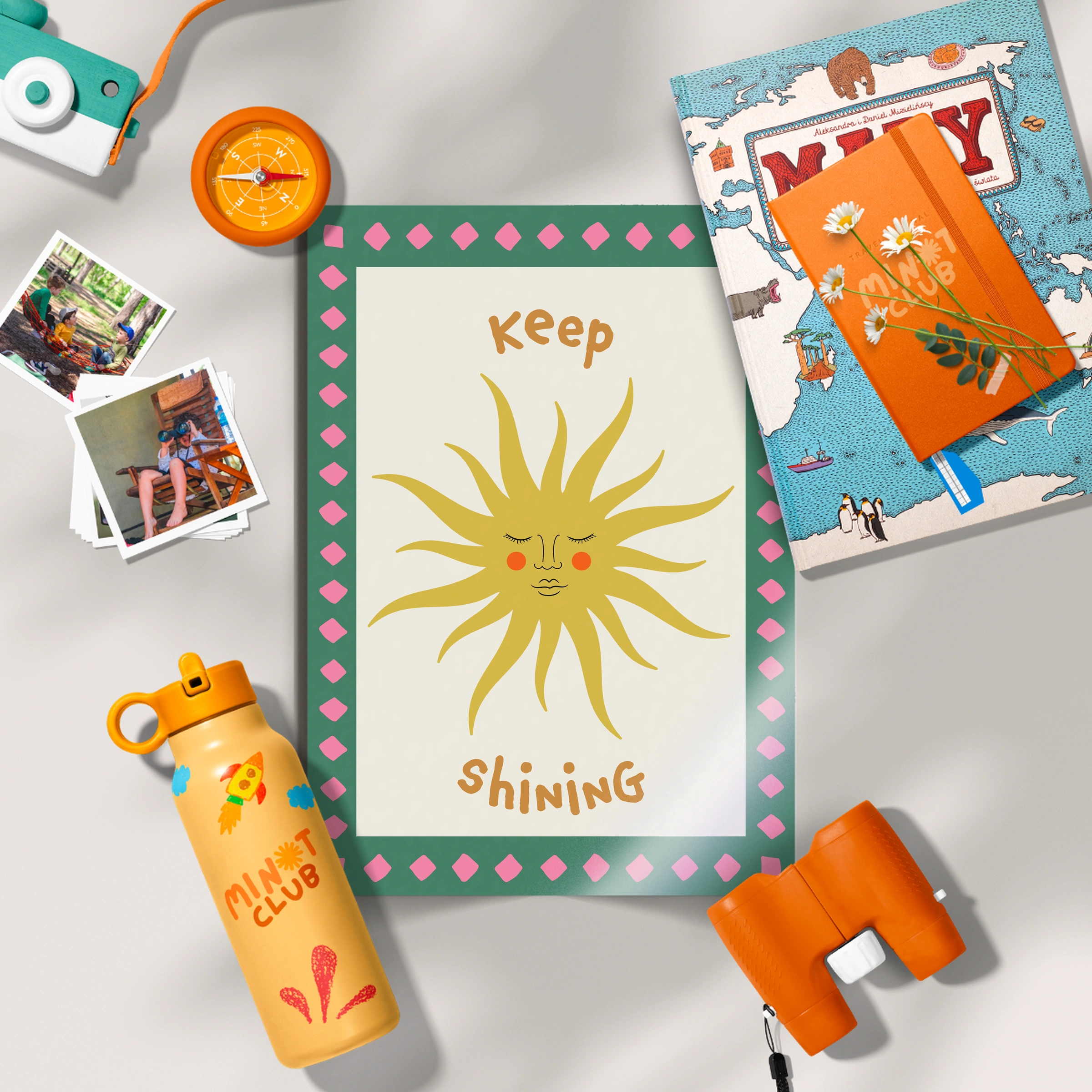 Keep Shining Nursery Print