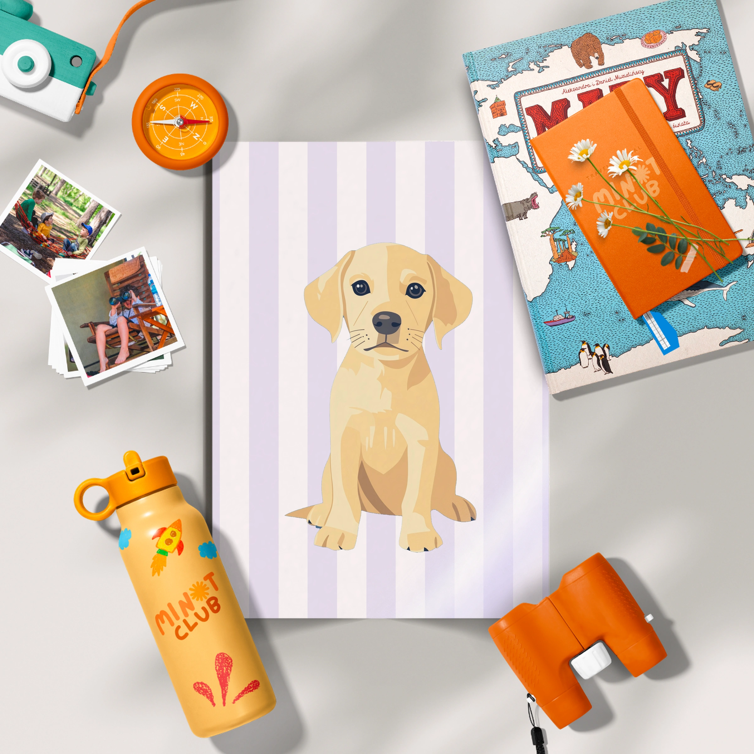 Labrador Puppy Nursery Print