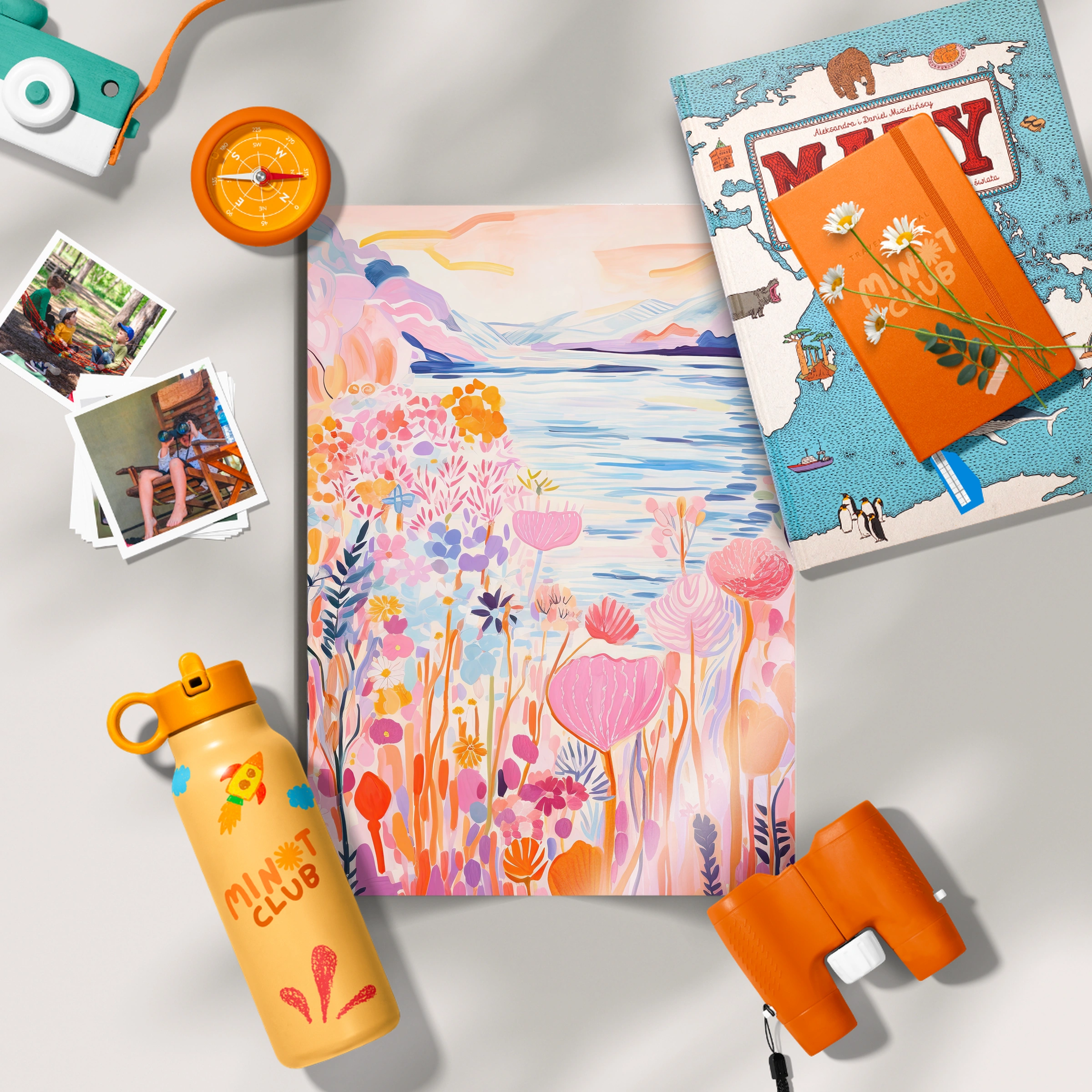 Lakeside Flowers Nursery Print