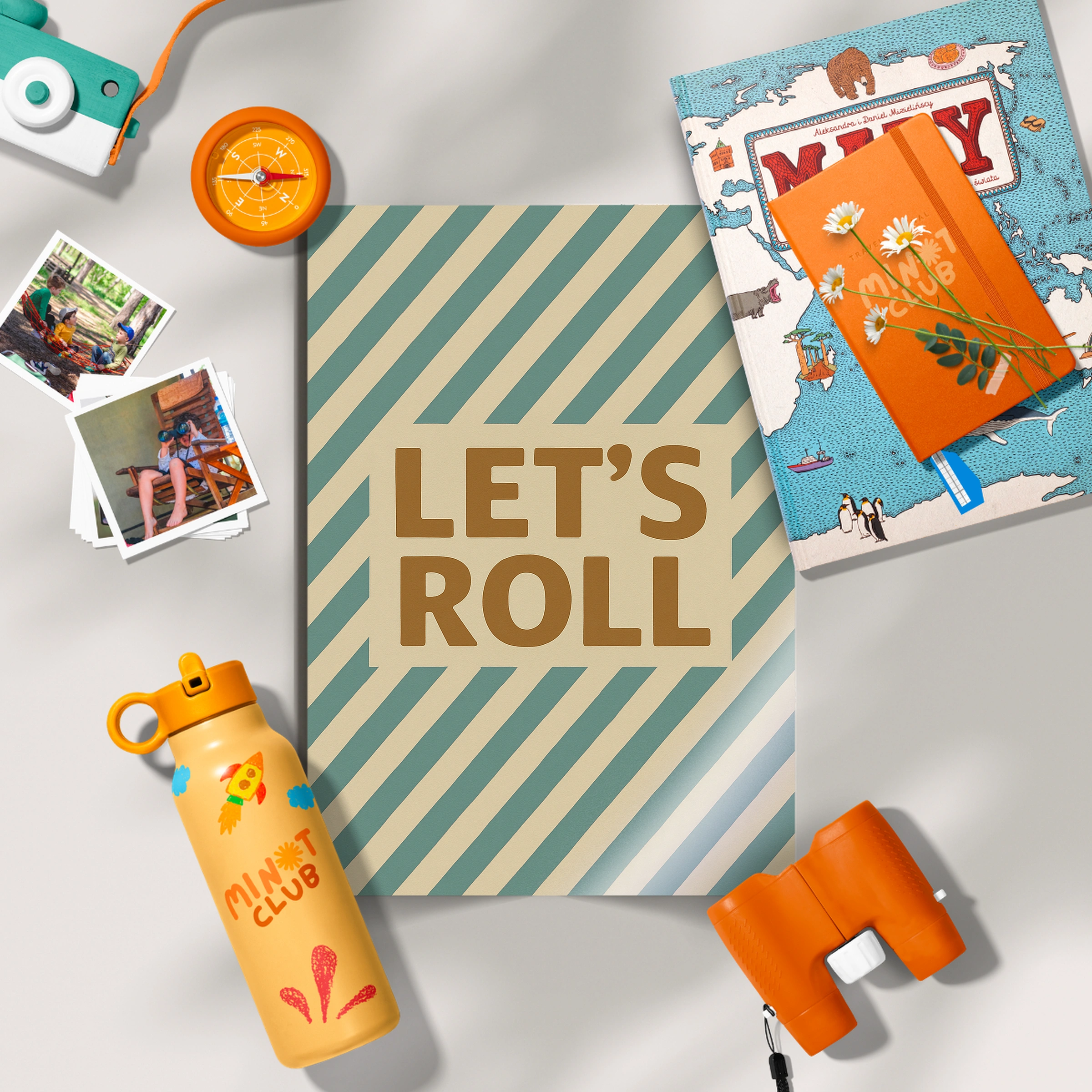 Let's Roll Nursery Print