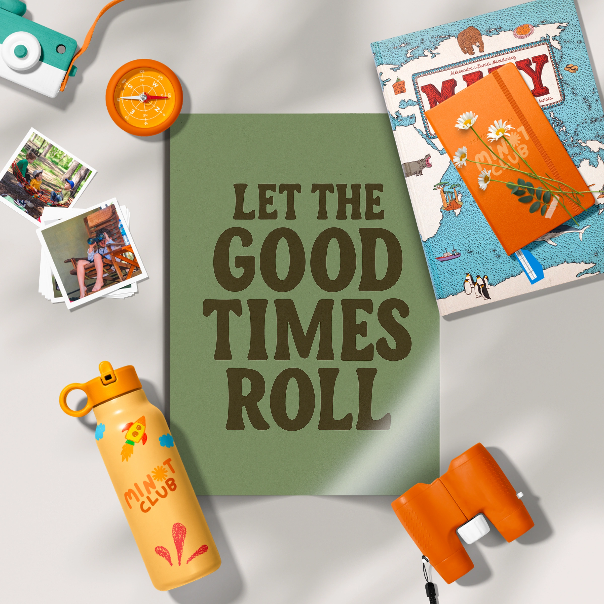 Let the Good Times Roll Golf Nursery Print