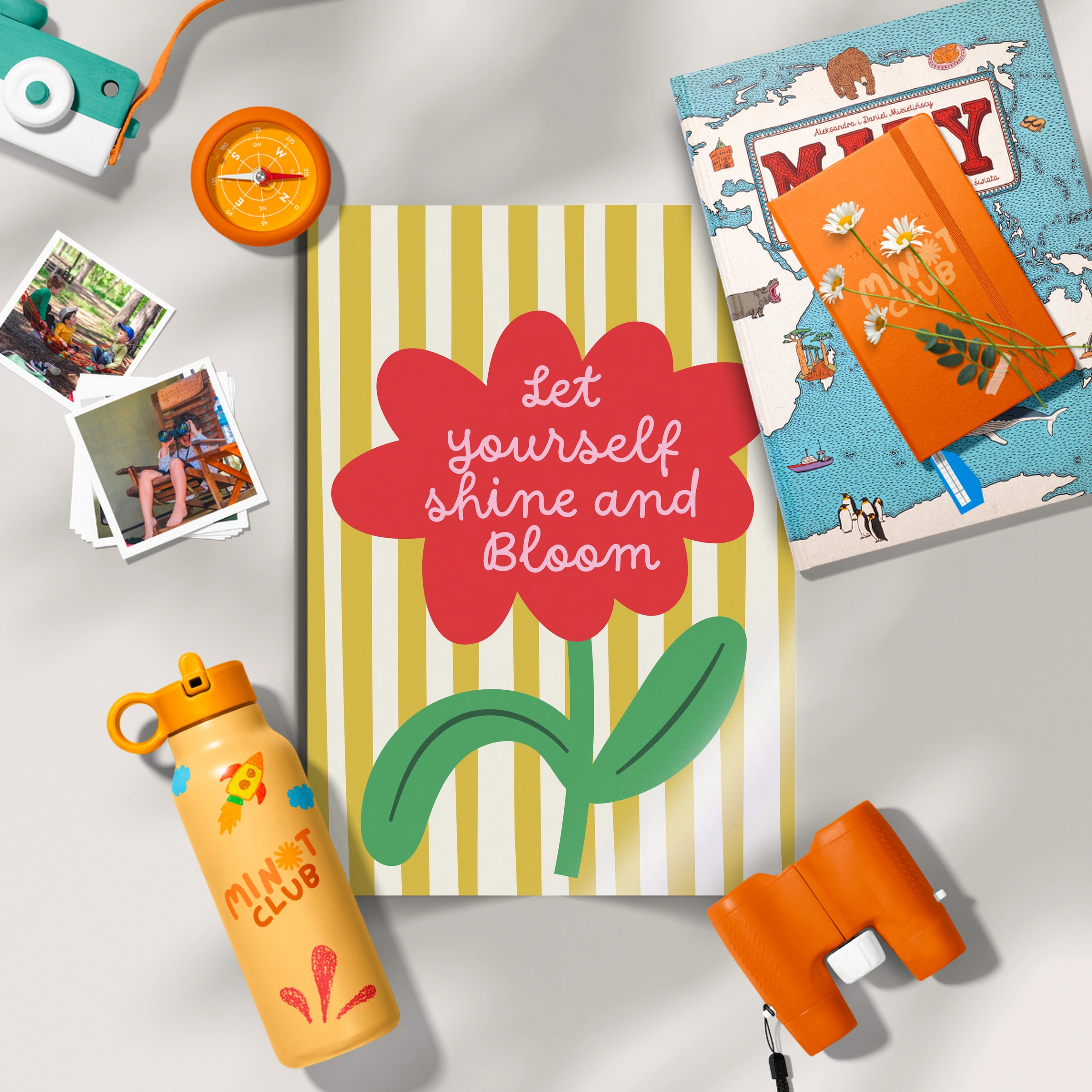 Let Yourself Shine And Bloom Nursery Print